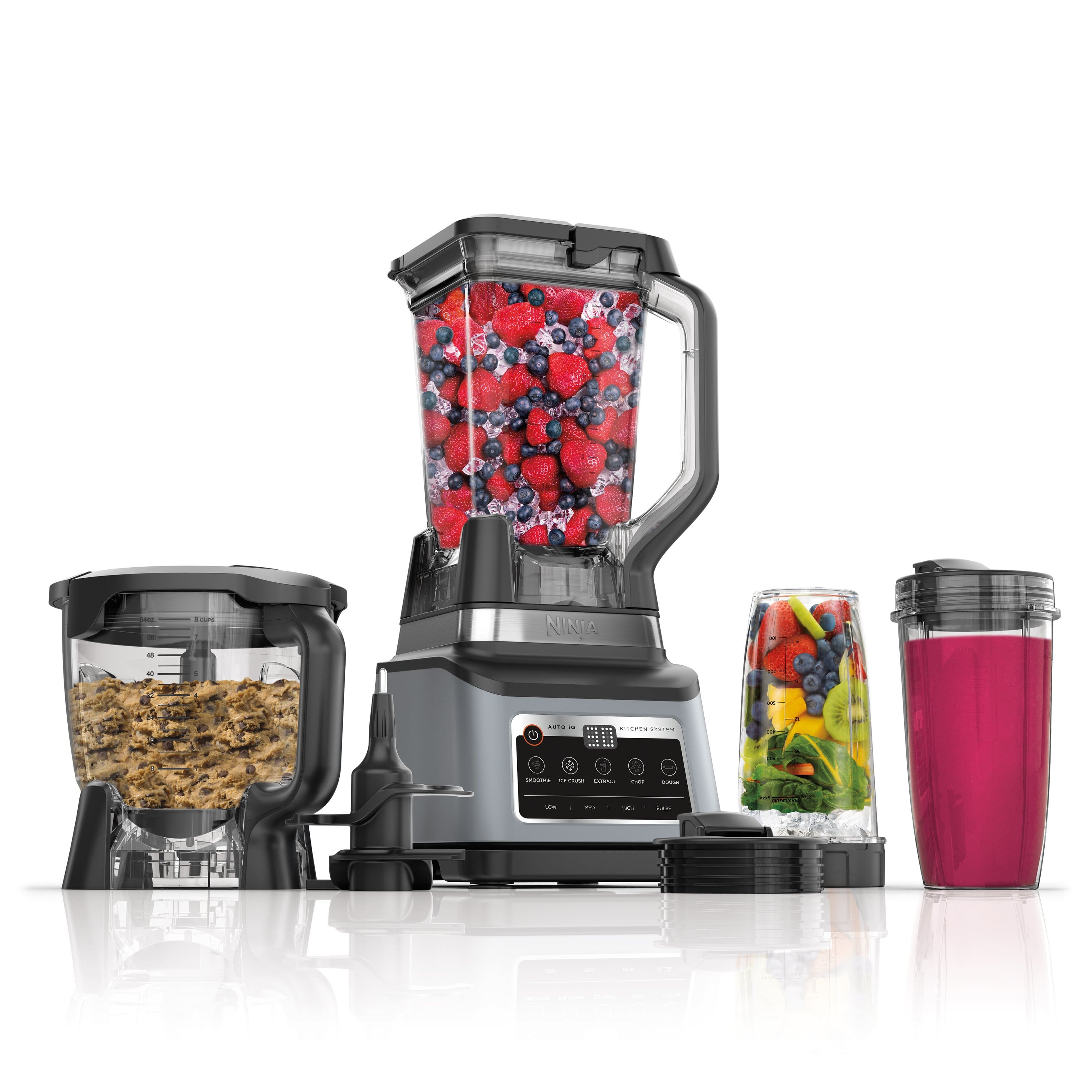 Ninja - Professional Plus Kitchen System with Auto-iQ & (2) 24oz Single-Serve Cups - Stainless Steel product image