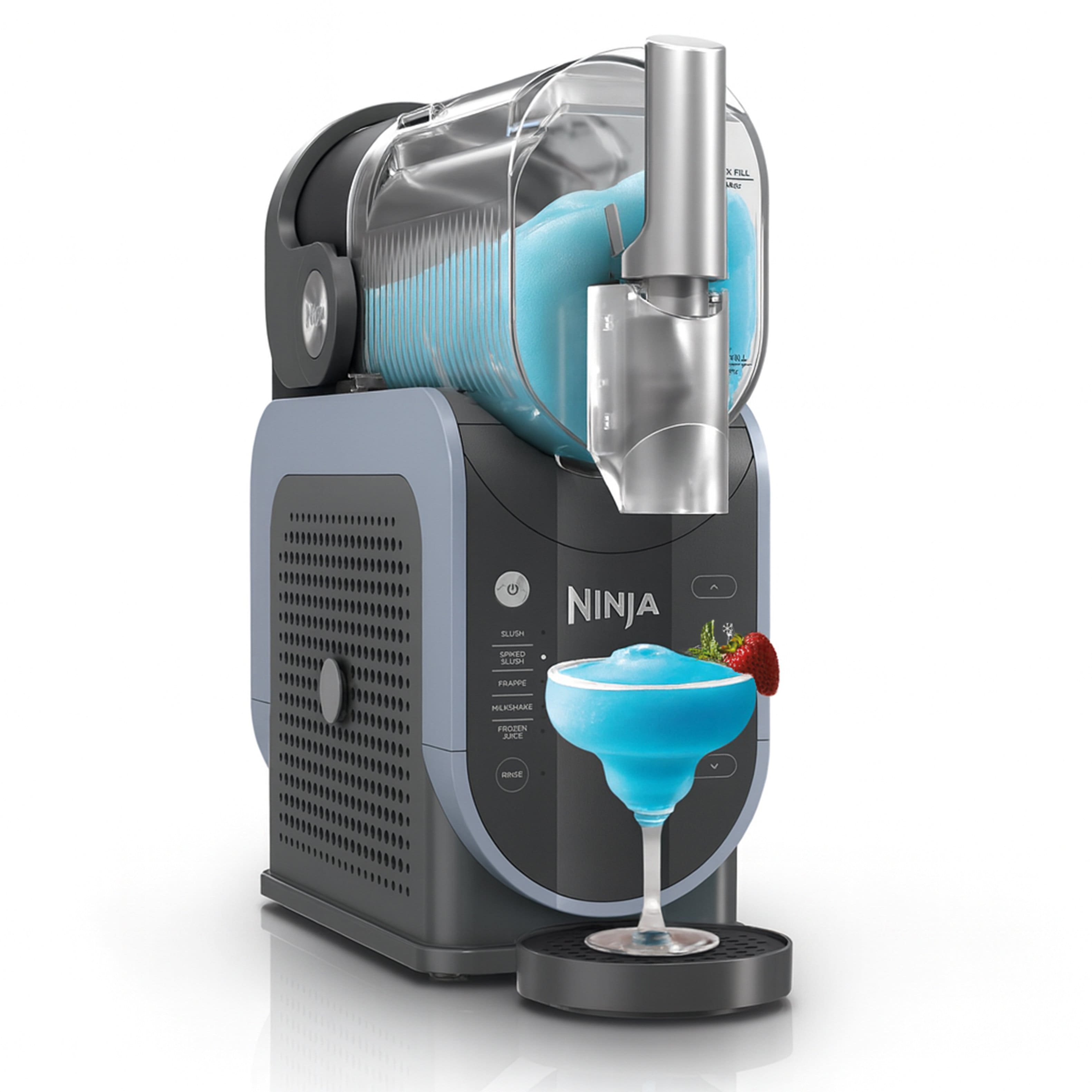 Ninja - SLUSHi 5-in-1 Professional Frozen Drink Maker, 88 oz. Frozen Drink & Slushie Machine, 5 Preset Programs - Artic Blue…