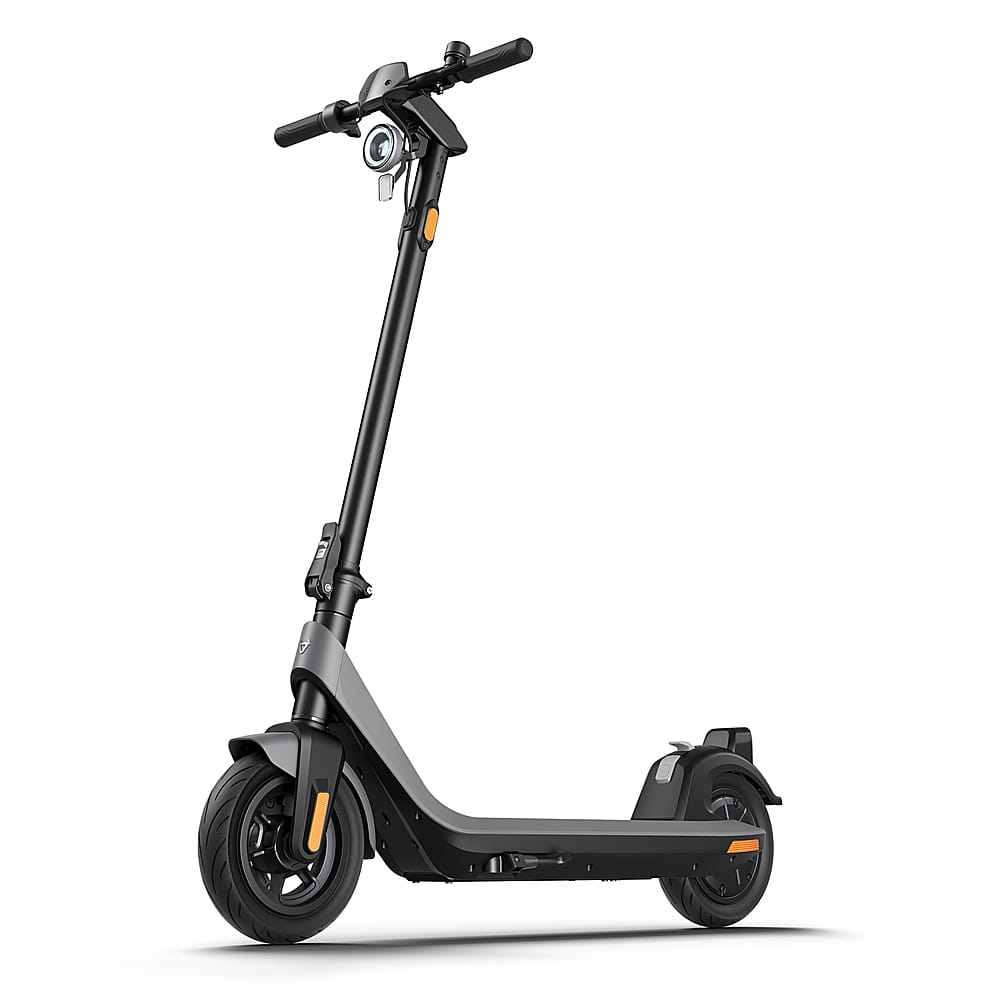 NIU - KQi2 Pro Foldable Electric Kick Scooter w/ 25 mi Max Operating Range & 17.4 mph Max Speed - Gray product image