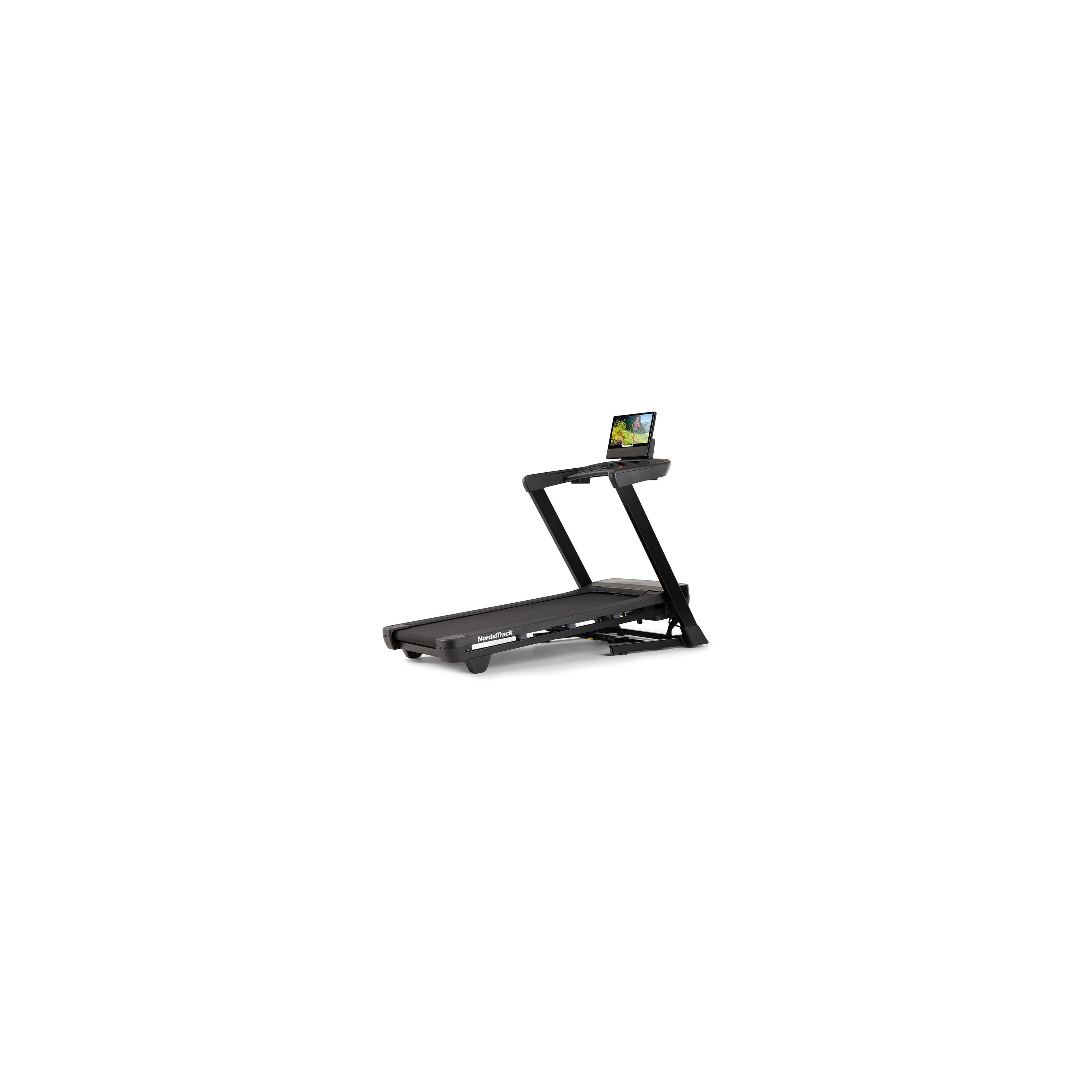 NordicTrack - T Series 16: Folding Treadmill with Incline & Decline, 16" Smart HD Touchscreen, & Powered by iFIT - Black pro…
