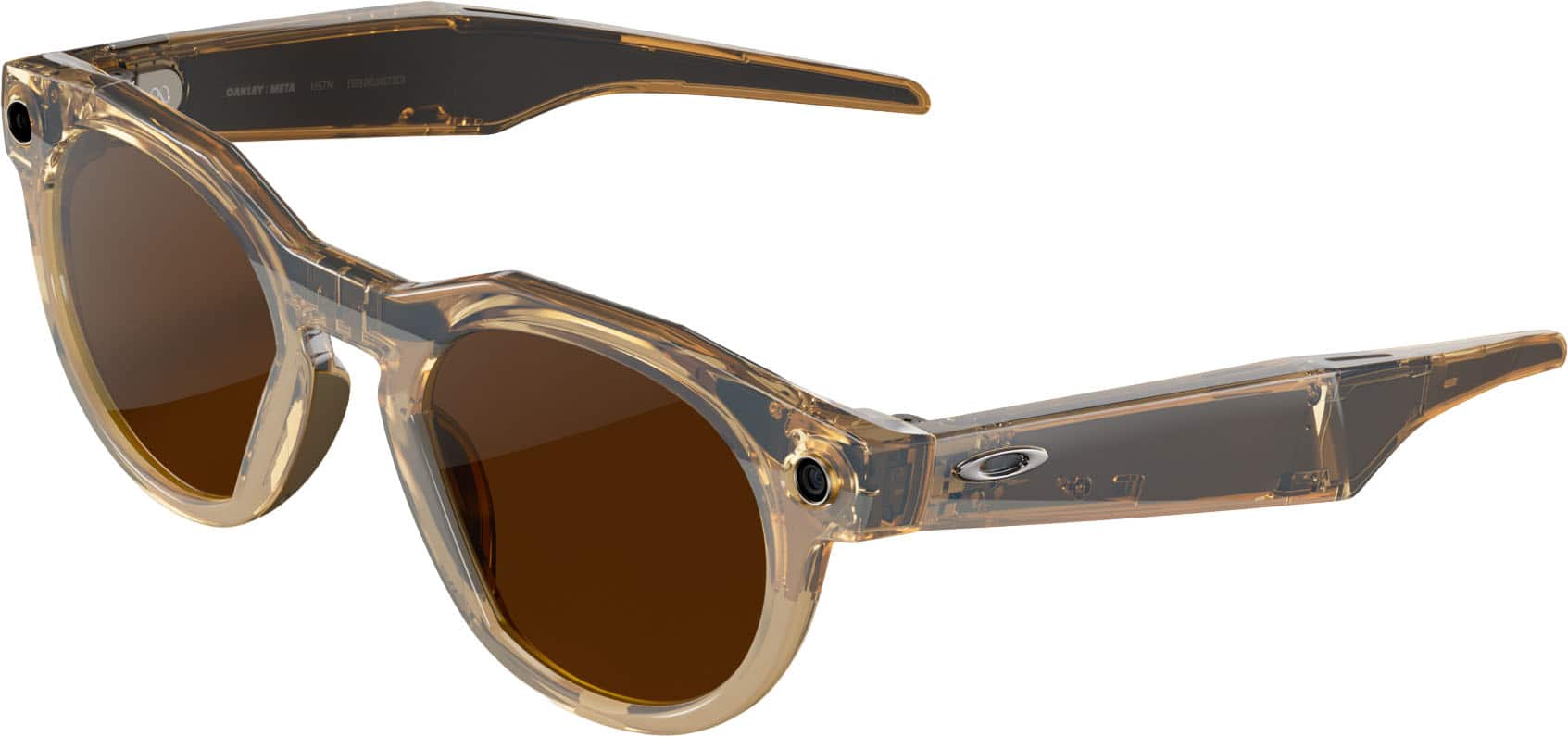 Oakley Meta - HSTN glasses - with Meta AI, Audio, Photo, Video Compatibility - Clear Lenses - Black product image