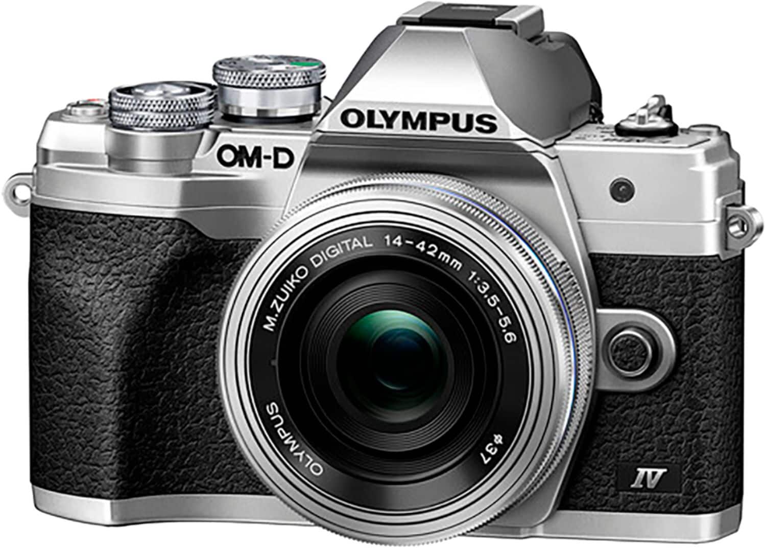 Olympus - OM-D E-M10 Mark IV Mirrorless Digital Camera with 14-42mm Lens - Silver product image