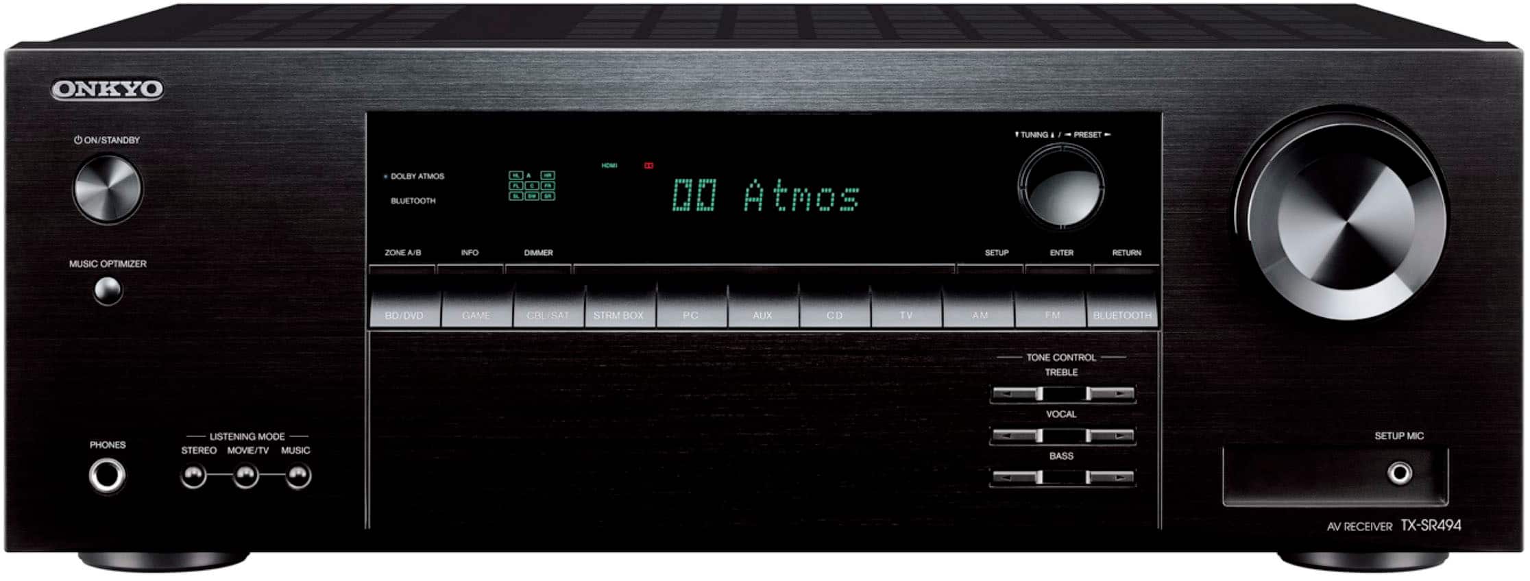 Onkyo - TX-SR494 7.2-Channel A/V Receiver - Black product image