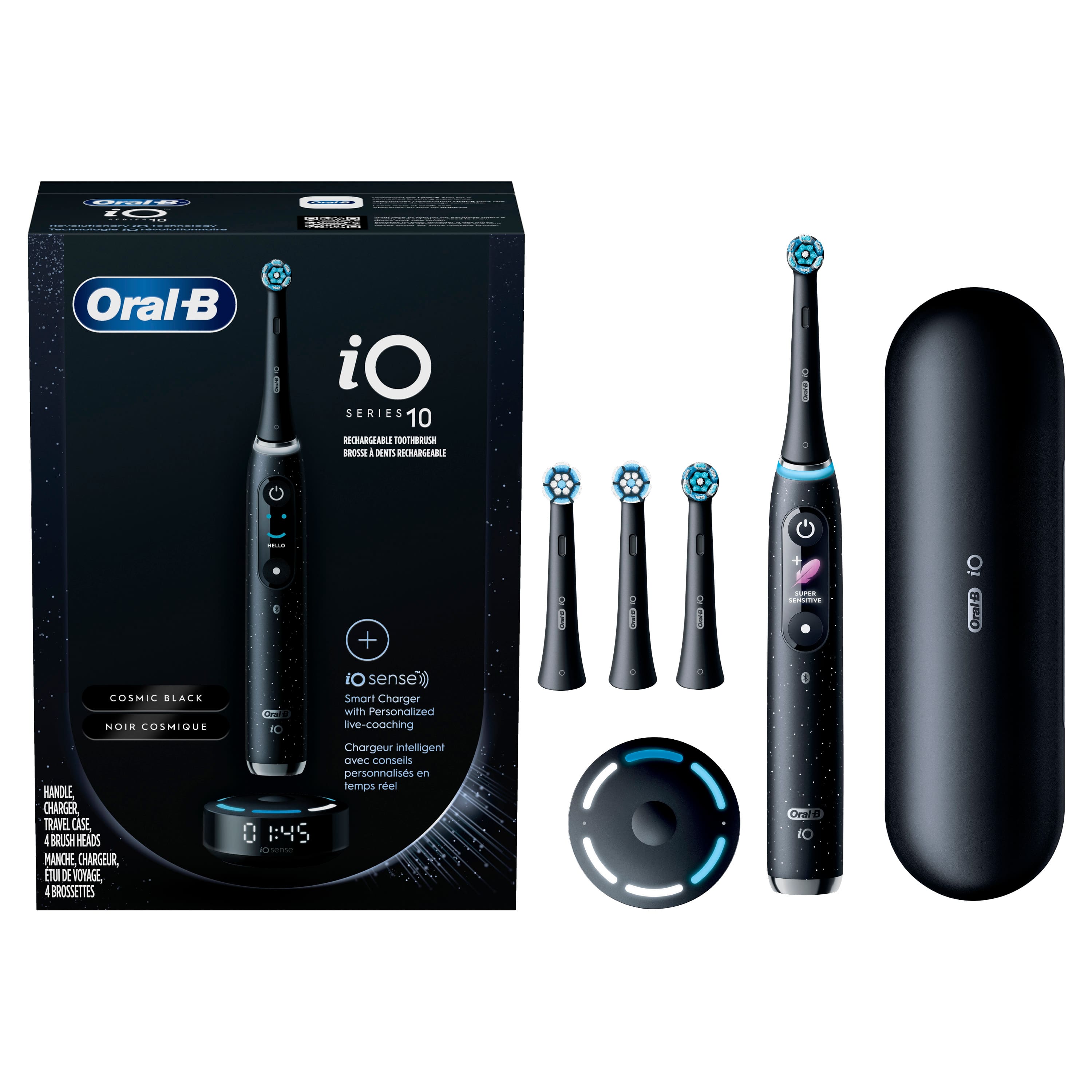 Oral-B - iO Series 10 Rechargeable Electric Toothbrush - Black product image
