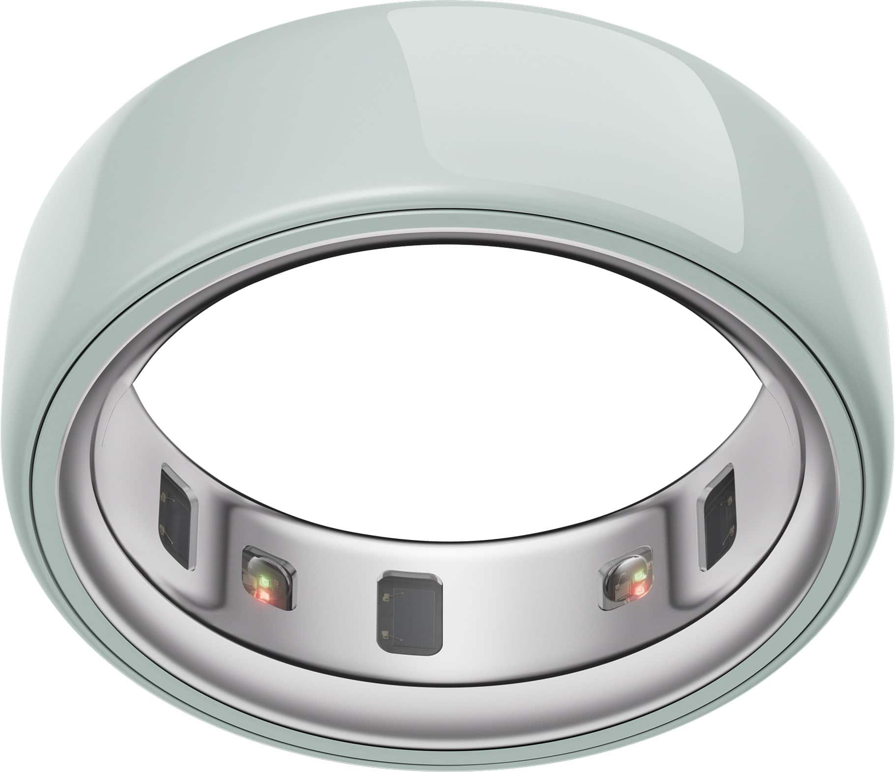 Oura - Ring 4 Ceramic - Smart Ring - Size Before You Buy with OR4 Sizing Kit - Size 7 - Cloud - (2025) product image