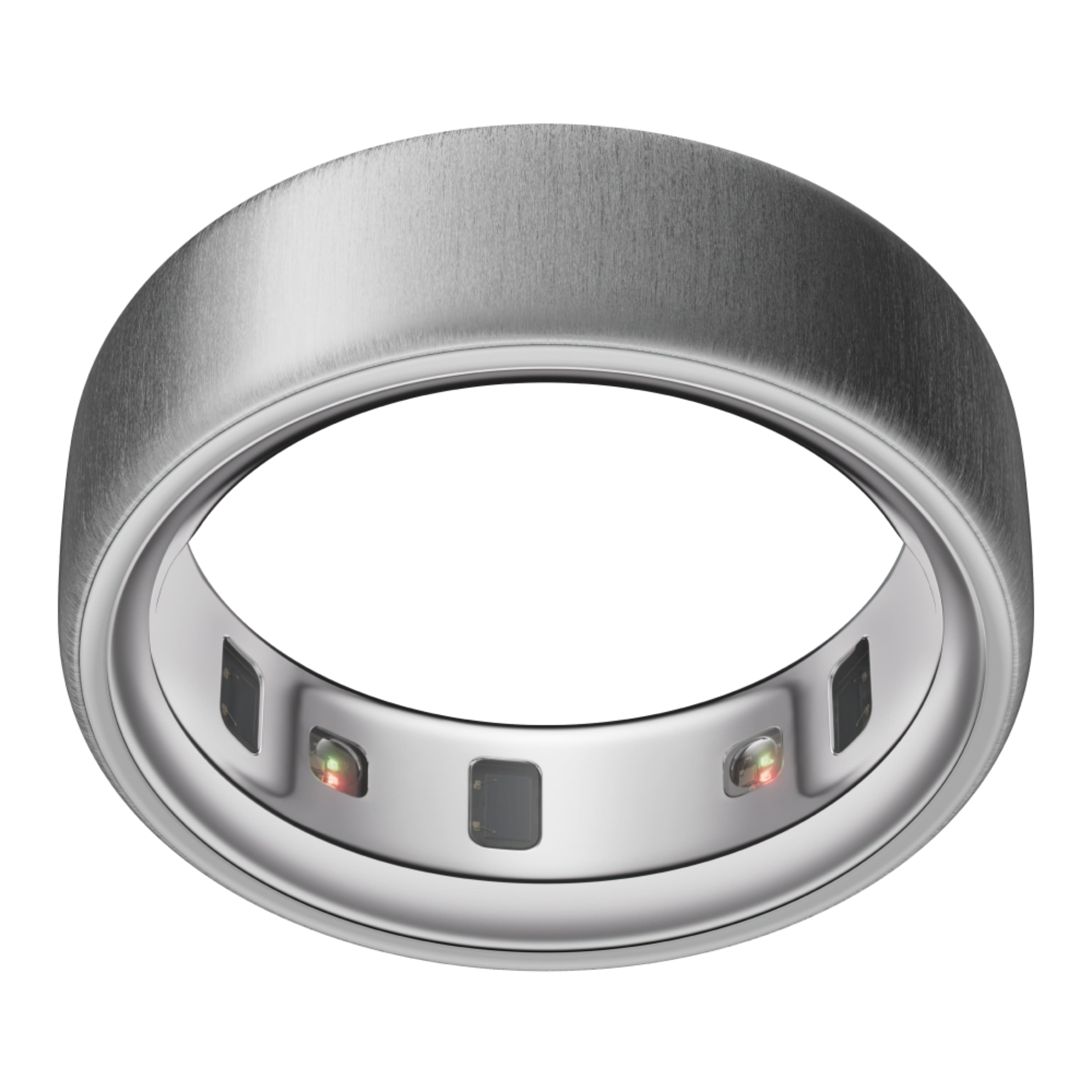Oura - Ring 4 - Smart Ring - Size Before You Buy with OR4 Sizing Kit - Size 5 - Brushed Silver - (2024) product image