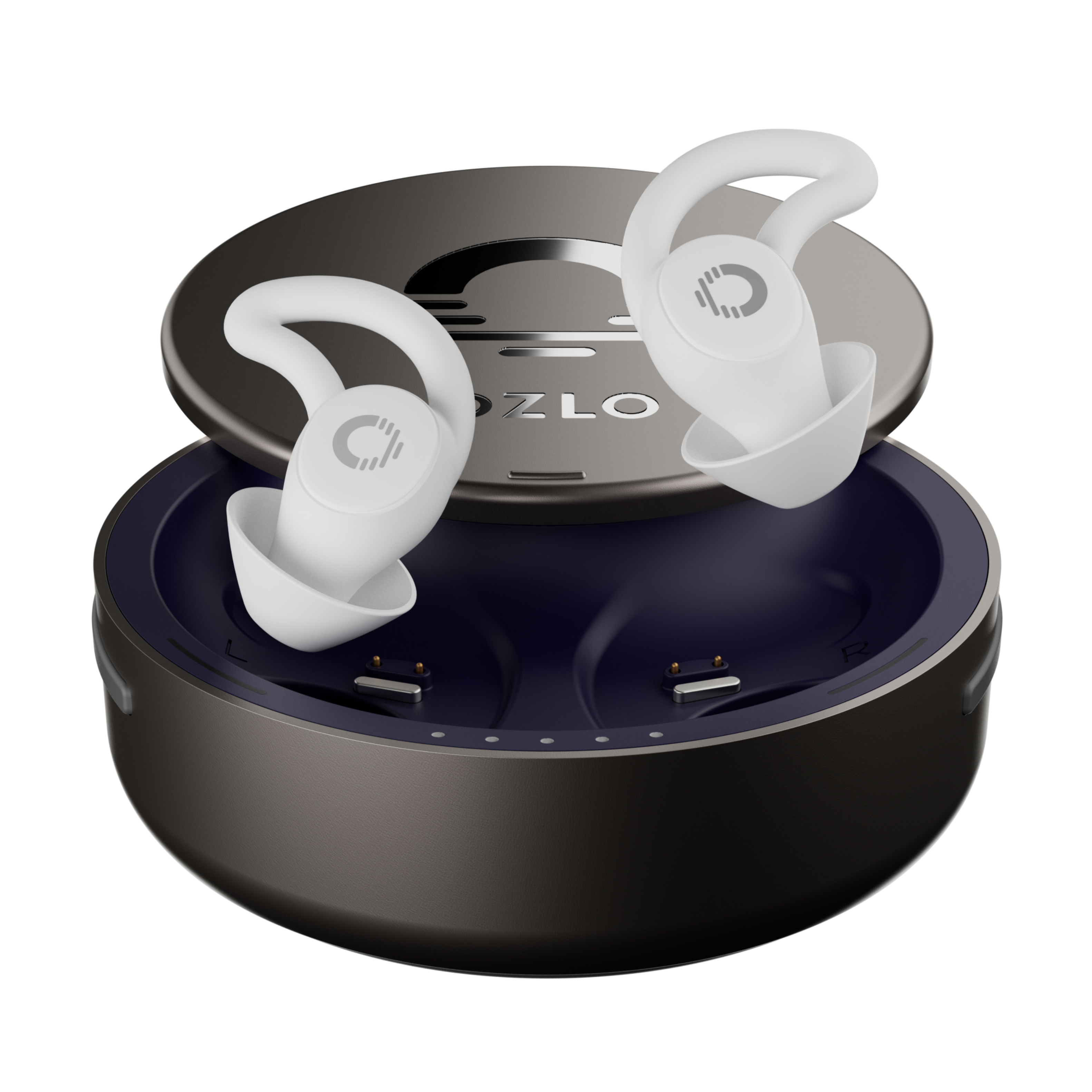 Ozlo - Sleepbuds - Snore-Blocking, Science-Backed Bluetooth Earbuds for Deep Sleep and Side-Sleeper Comfort - White product…