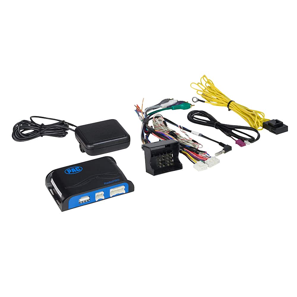 PAC - Radio Replacement and Steering Wheel Control Interface for Select BMW Vehicles - Black/Blue product image