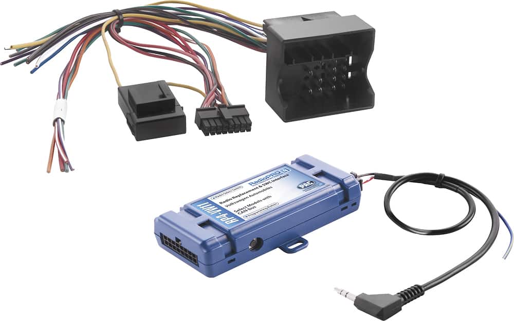 PAC - Radio Replacement and Steering Wheel Control Interface for Select Volkswagen Vehicles - Blue product image