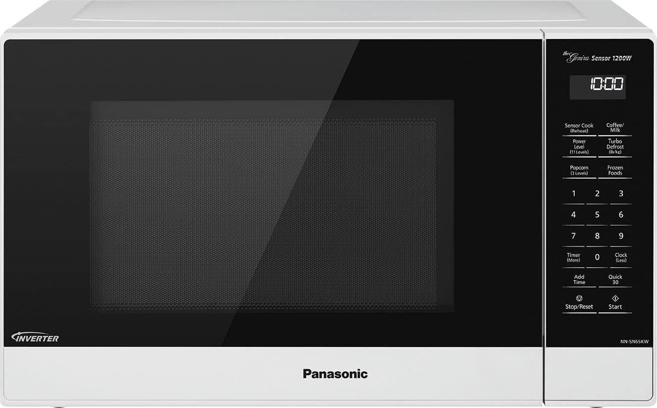 Panasonic - 1.2 Cu. Ft. 1200 Watt SN65KW Microwave with Inverter and Genius Sensor - White product image