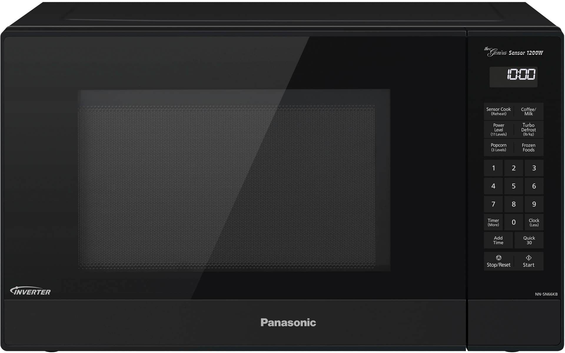 Panasonic - 1.2 Cu. Ft. 1200 Watt SN66KB Microwave with Inverter and Genius Sensor - Black product image