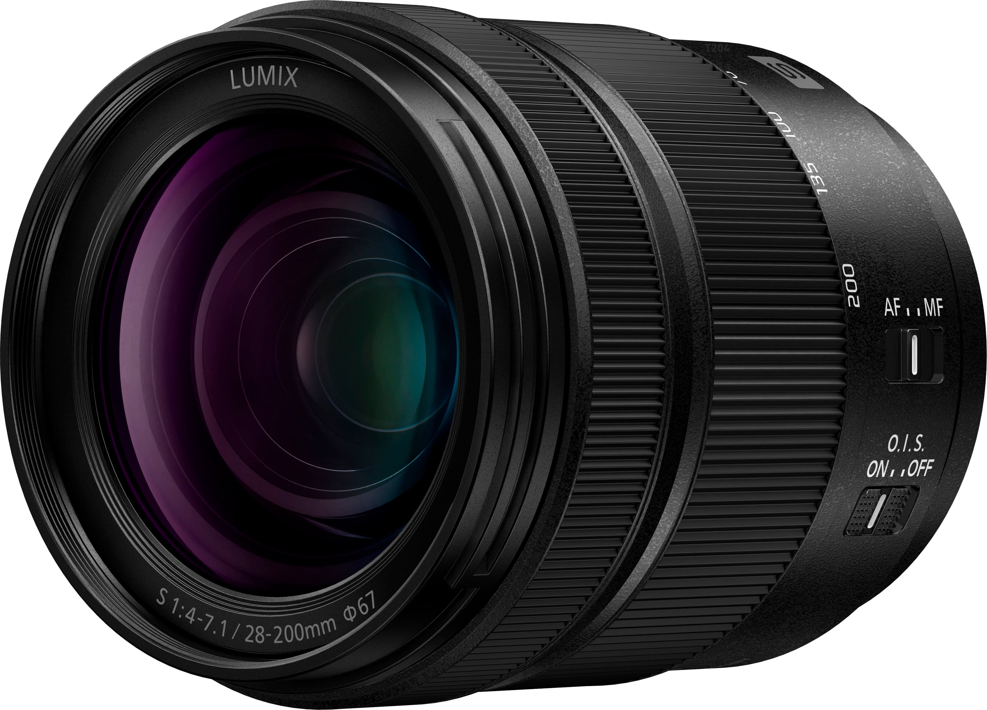 Panasonic - LUMIX Full Frame Camera Lens, S 28-200mm F4-7.1 MACRO - Black product image