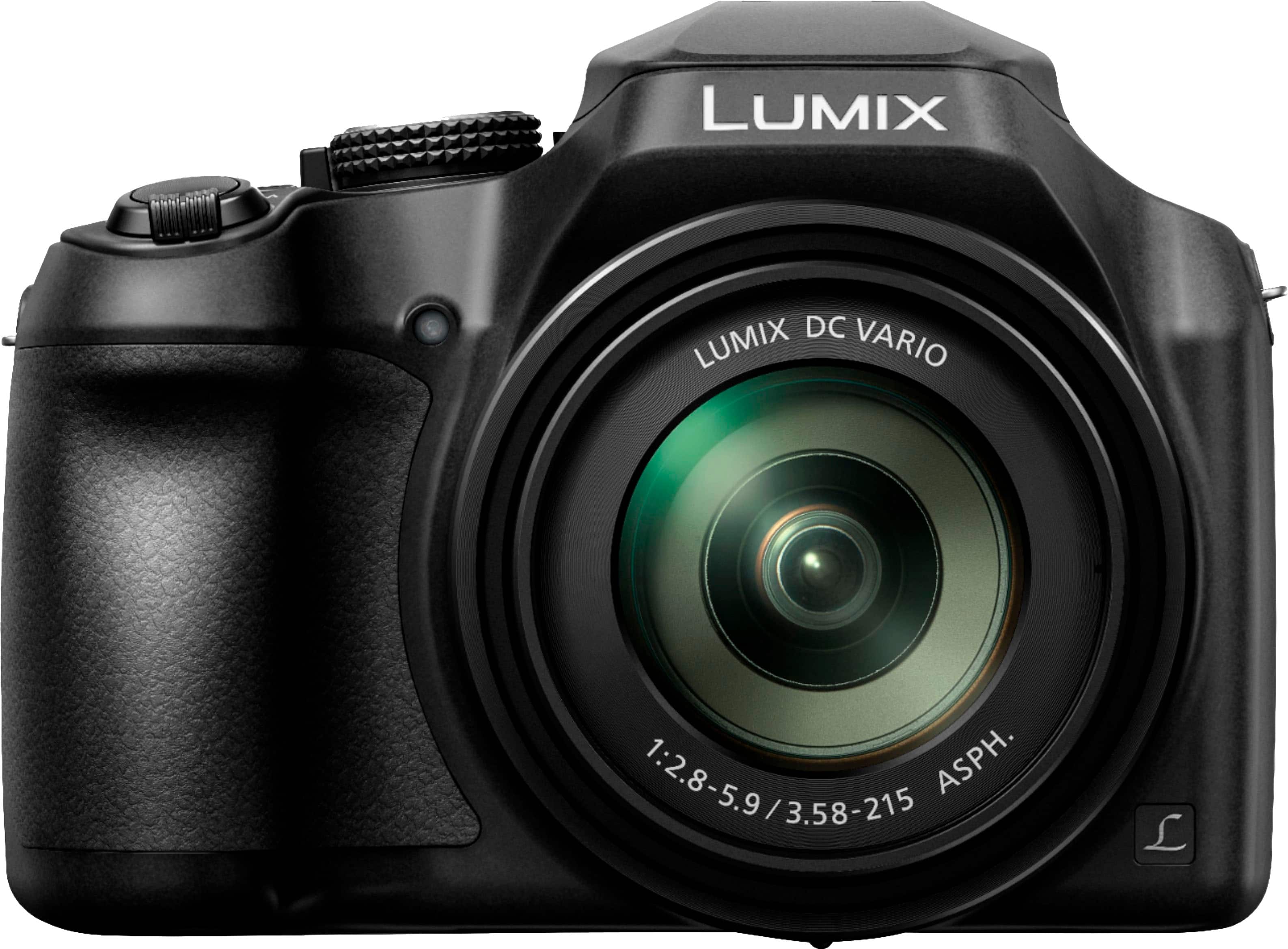 Panasonic - LUMIX FZ80D 18.1 Megapixels 4K Photo Point and Shoot Digital Camera with 60X Zoom Lens - Black product image