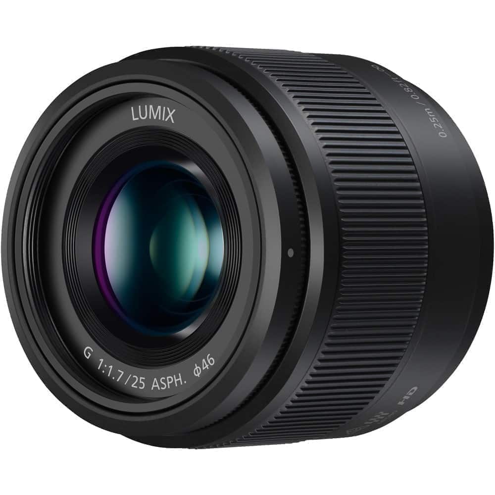 Panasonic - LUMIX G 25mm f/1.7 ASPH. Lens for Mirrorless Micro Four Thirds Compatible Cameras, H-H025-K - Black product image