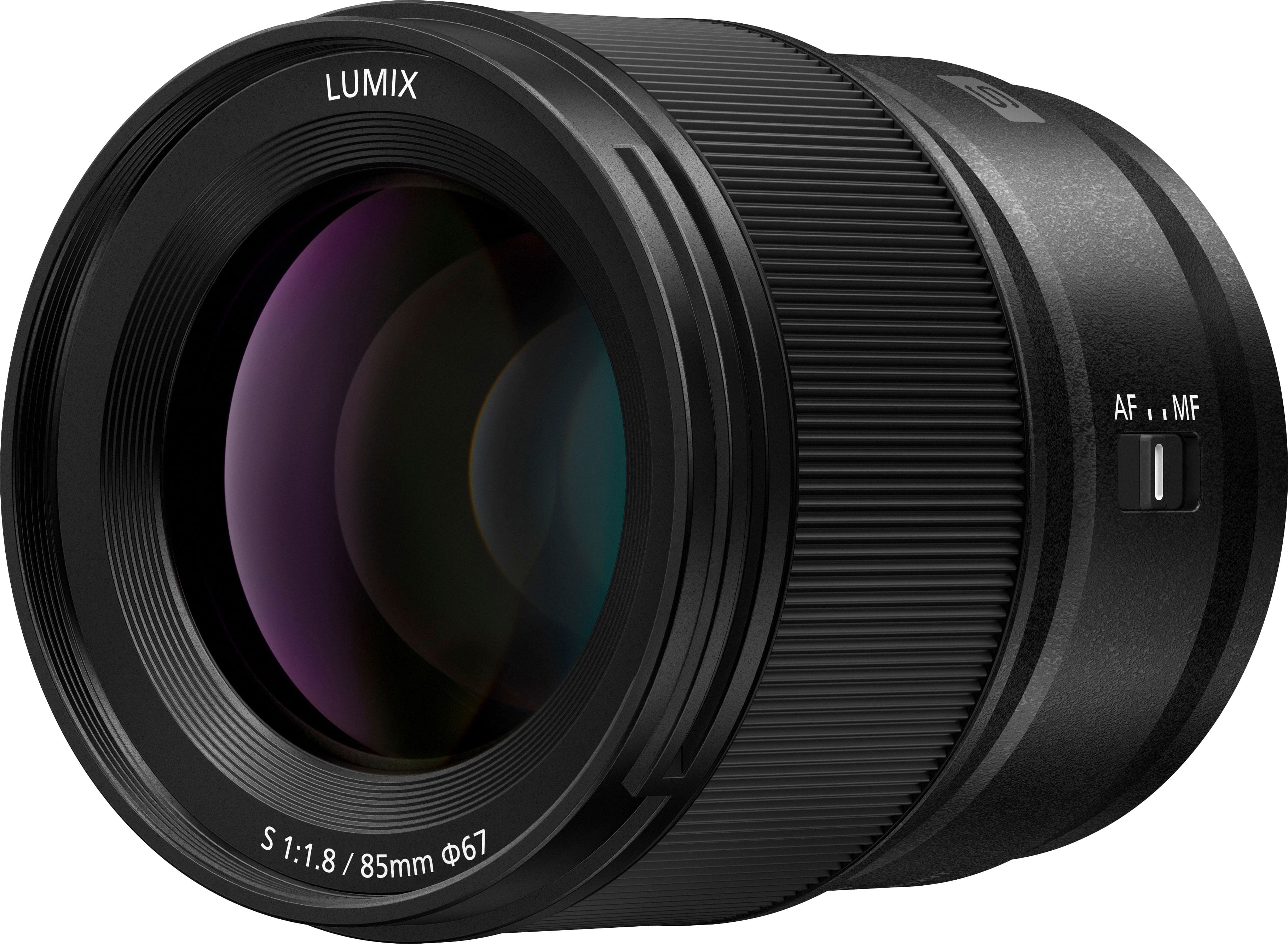 Panasonic - LUMIX S-S85 85mm F1.8 L-Mount Lens for LUMIX S Series Cameras - Black product image
