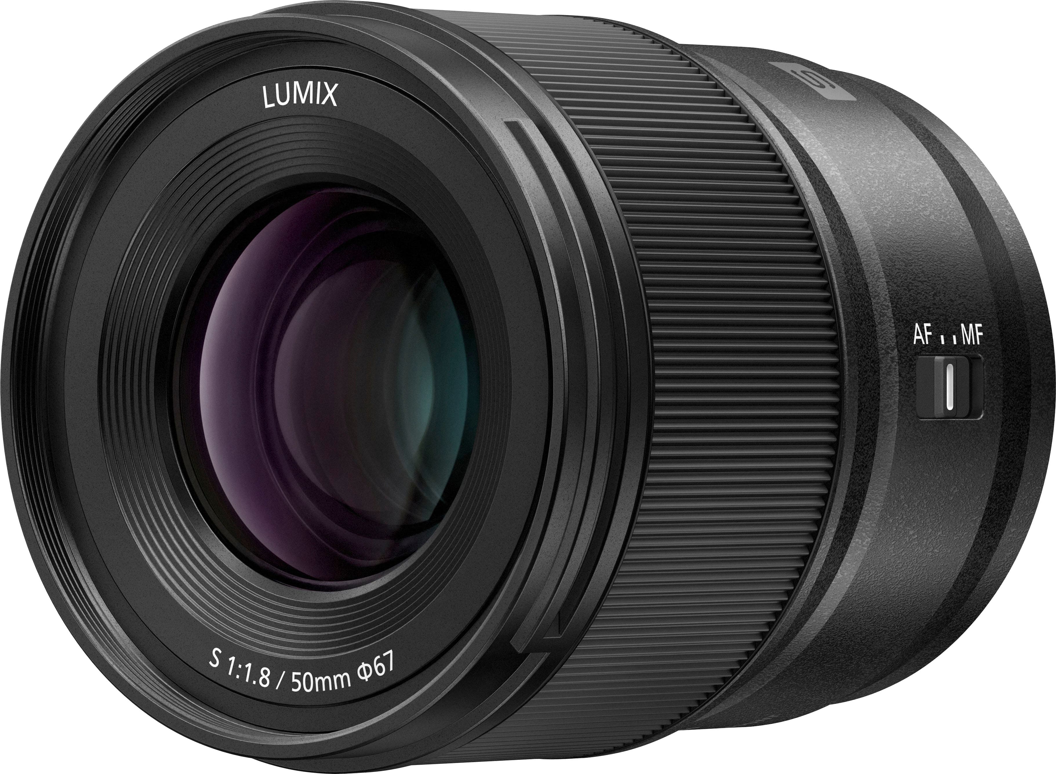 Panasonic - LUMIX S Series Camera Lens, 50mm F1.8 L-Mount Lens for Mirrorless Full Frame Digital Cameras, S-S50 - Black prod…