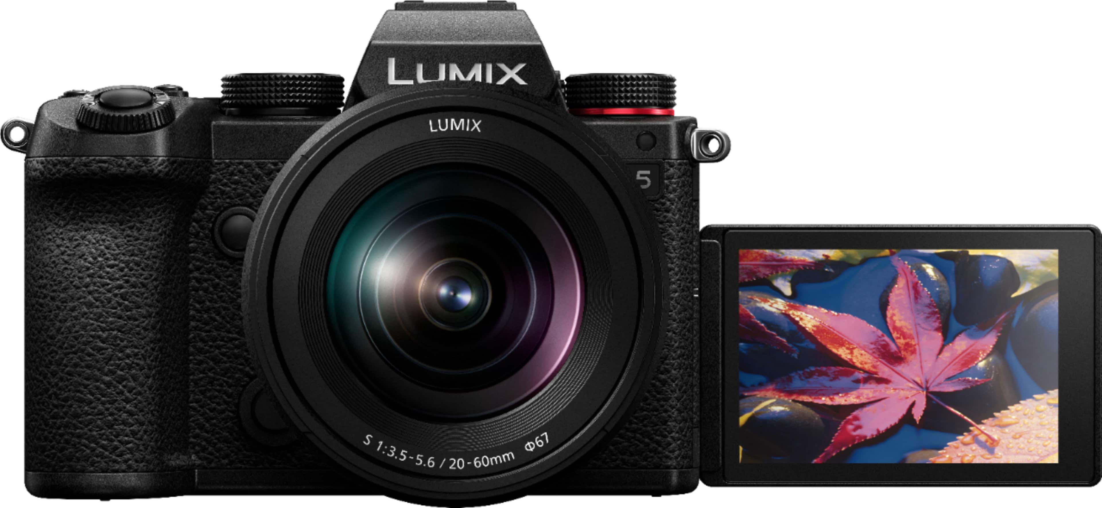 Panasonic - LUMIX S5 Mirrorless Full Frame Camera Body with 20-60mm F3.5-5.6 Lens - DC-S5KK - Black product image