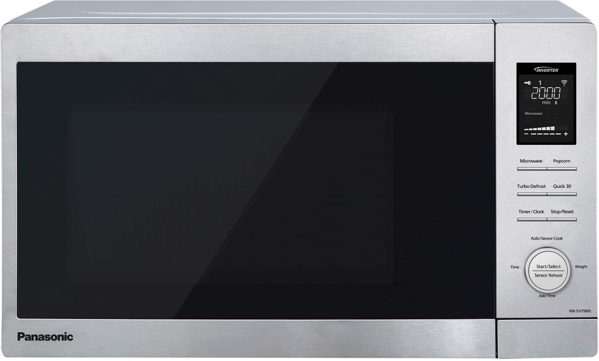 Panasonic - NN-SV79MS 1.4 Cu. Ft. Countertop Microwave Oven with Inverter Technology and Alexa compatibility - Stainless Ste…