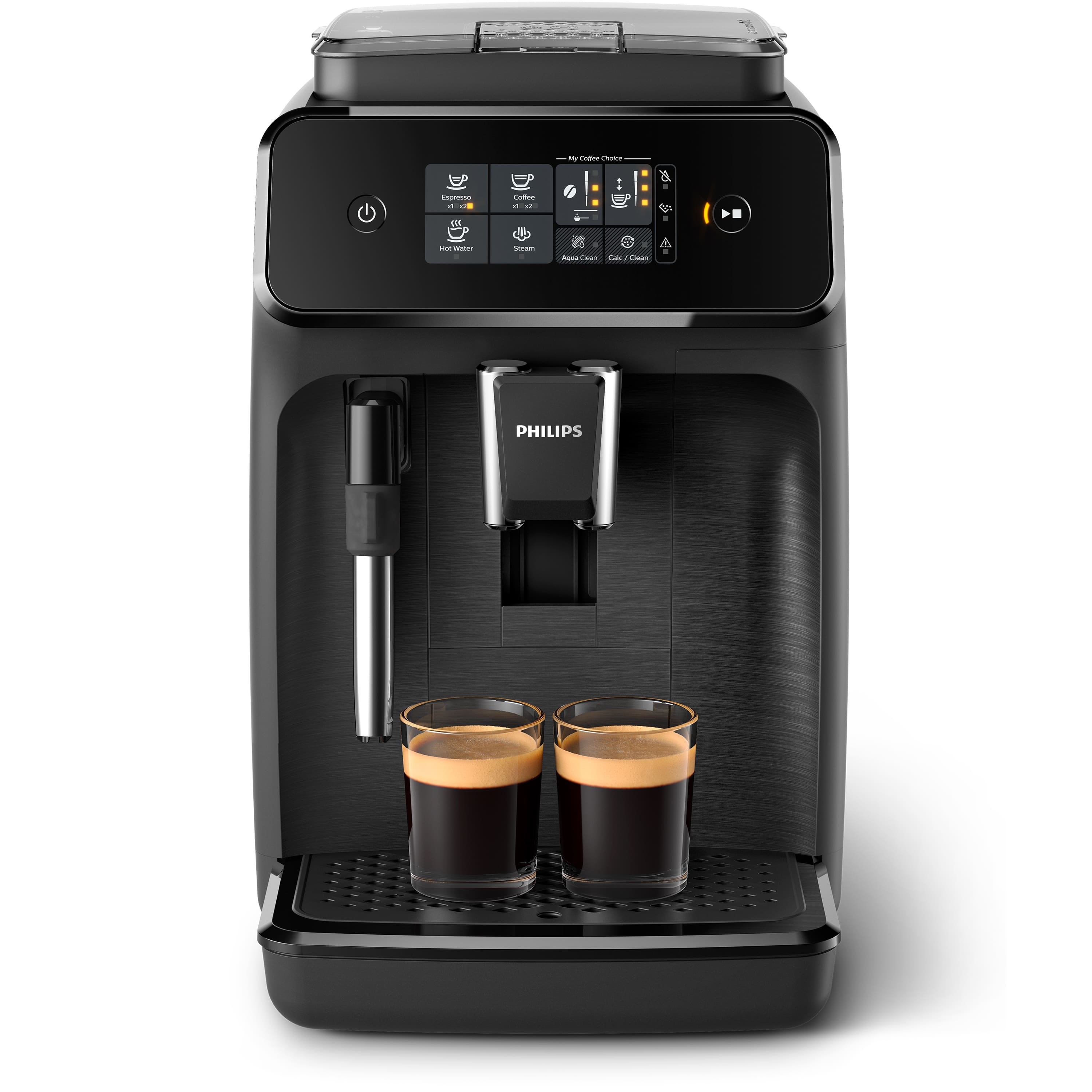 Philips - 1200 Fully Automatic Espresso and Coffee Machine with Milk Frother - Black product image
