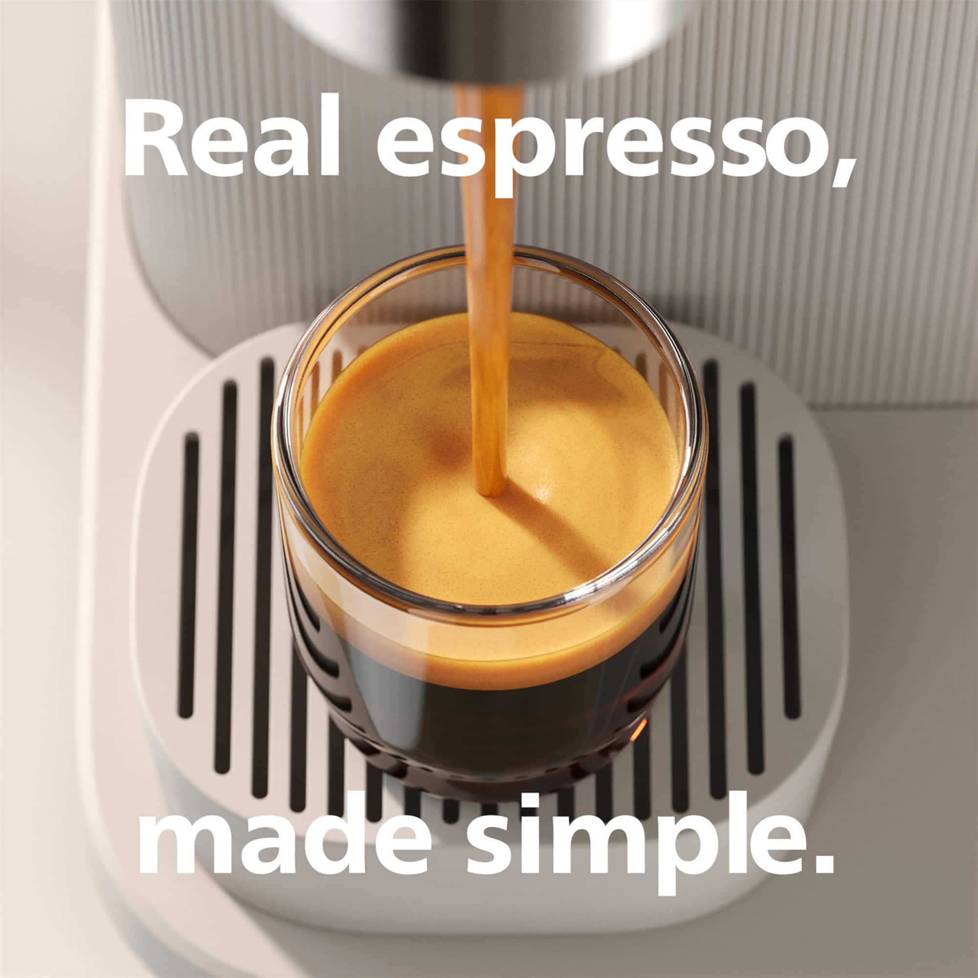 Philips - Baristina Automatic Espresso Machine - Milky White product image