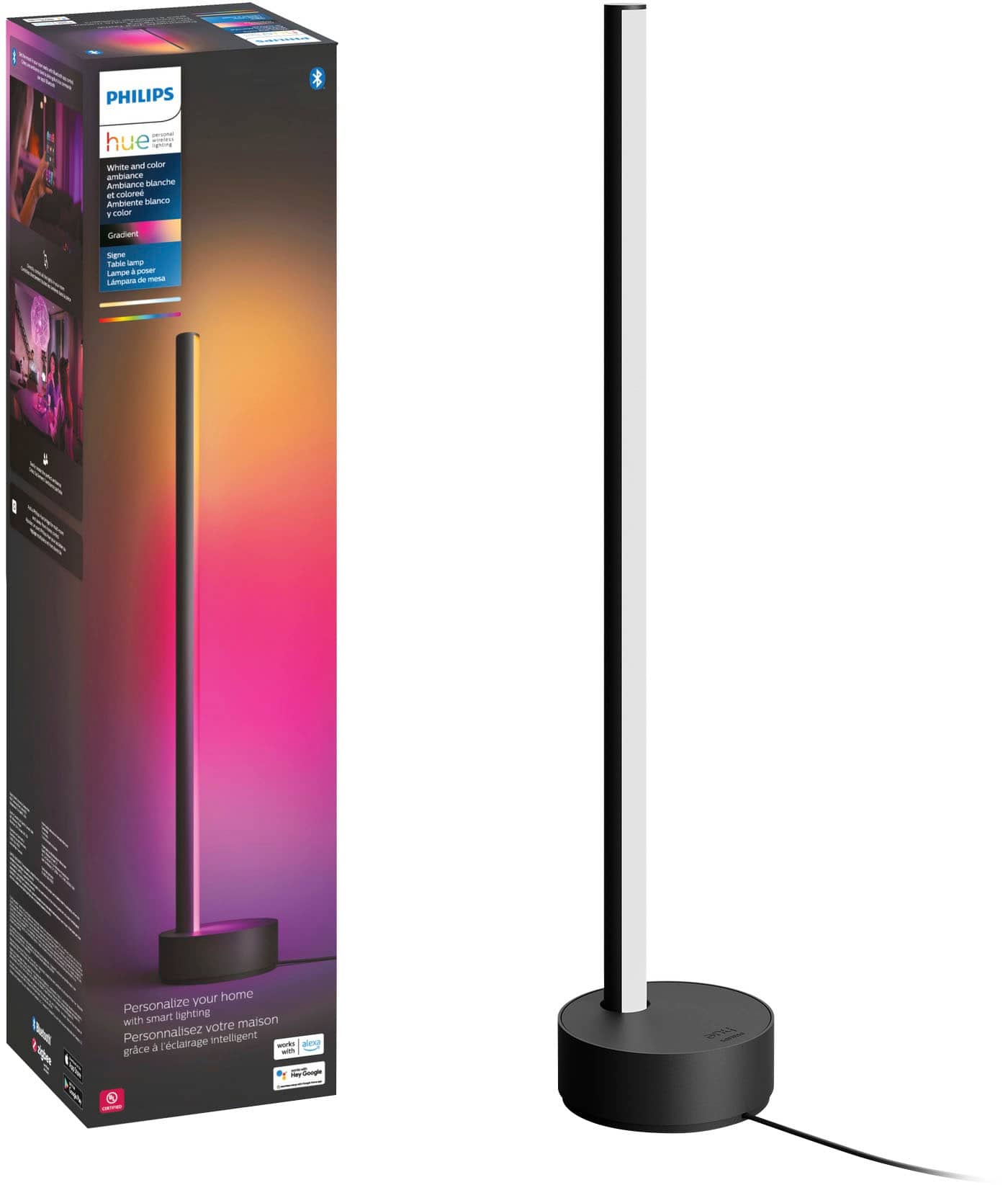 Philips - Hue Gradient Signe Table Lamp - Black product image