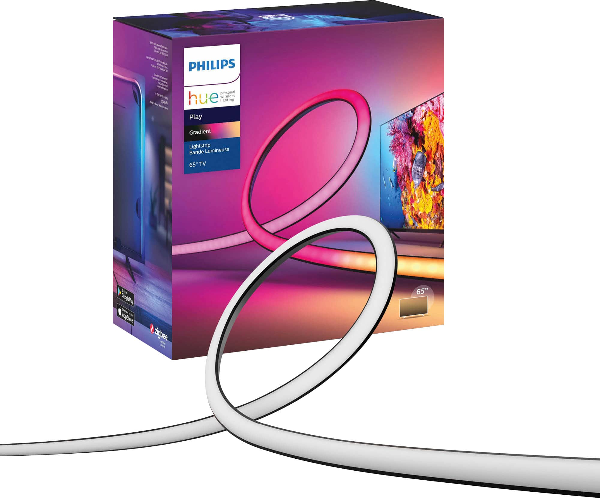 Philips - Hue Play Gradient Lightstrip 65" - Multi product image