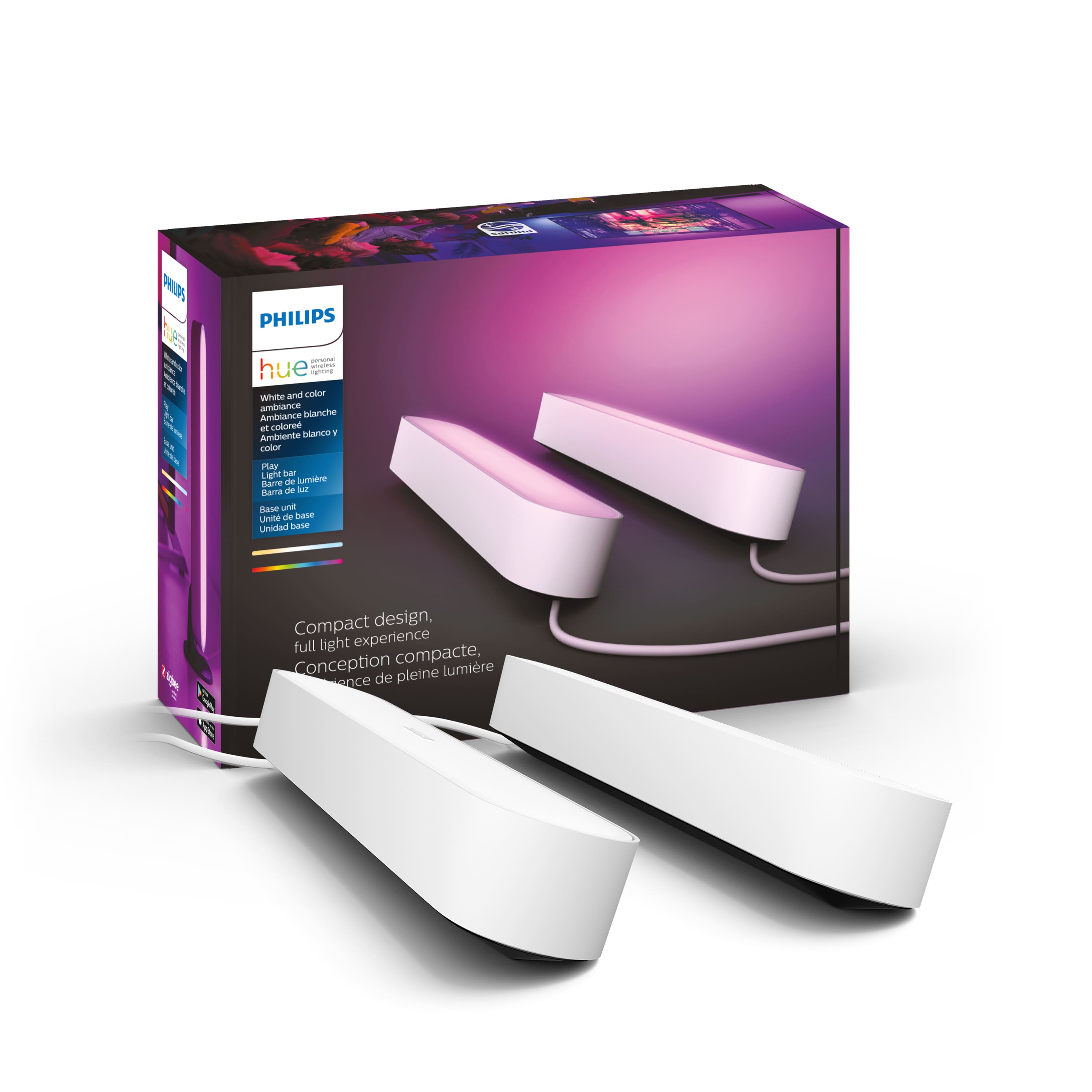 Philips - Hue Play Smart LED Bar Light (2-Pack) - White and Color Ambiance product image