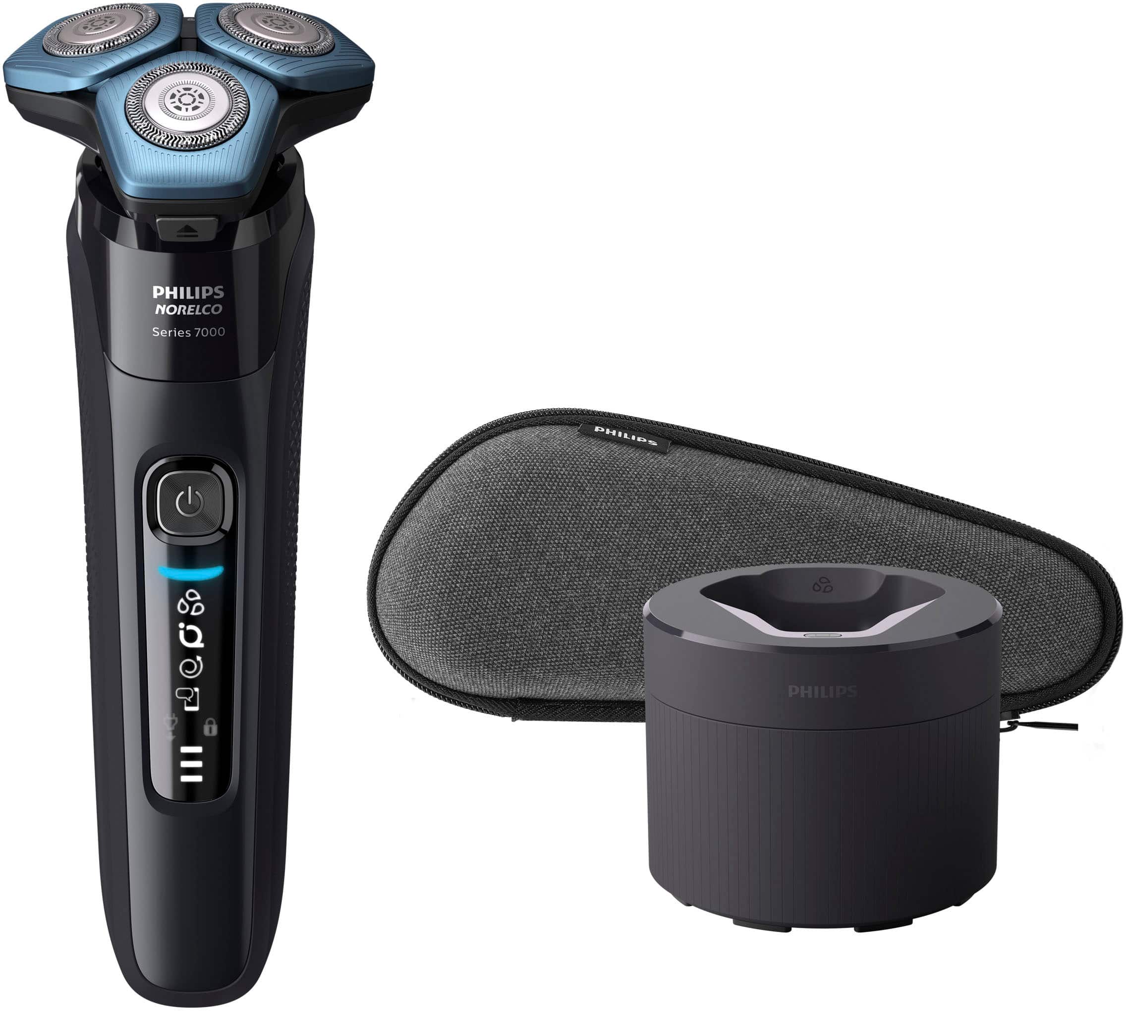 Philips Norelco - Shaver 7600, Rechargeable Wet & Dry Electric Shaver with SenseIQ Technology - Black product image