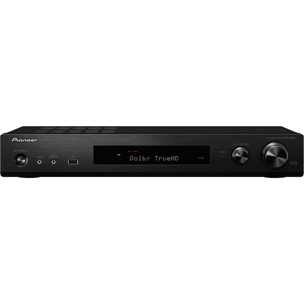 Pioneer - 5.1-Ch. Network-Ready 4K Ultra HD and 3D Pass-Through HDR Compatible A/V Home Theater Receiver - Black product ima…