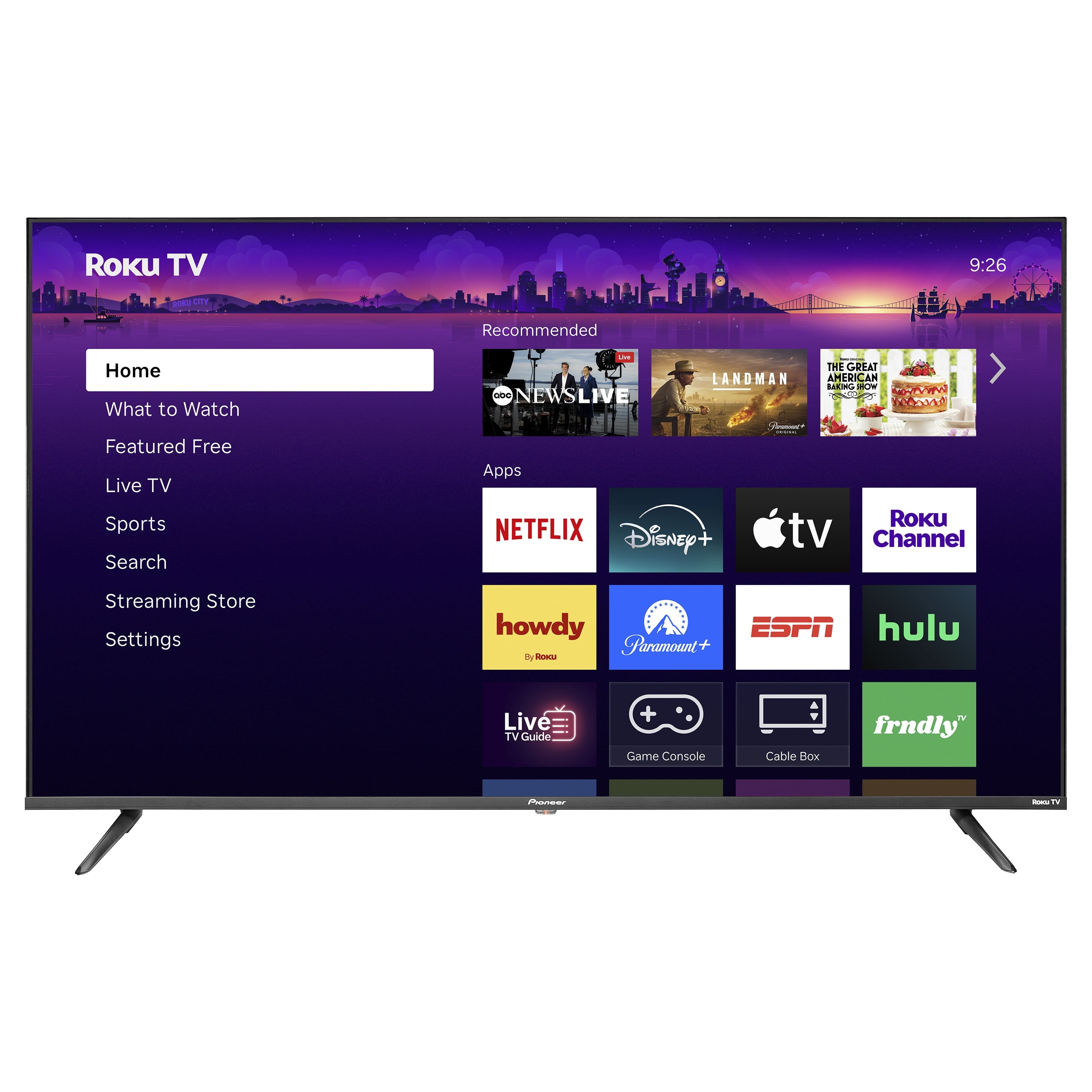 Pioneer - 55" Class LED 4K UHD Smart Roku TV product image