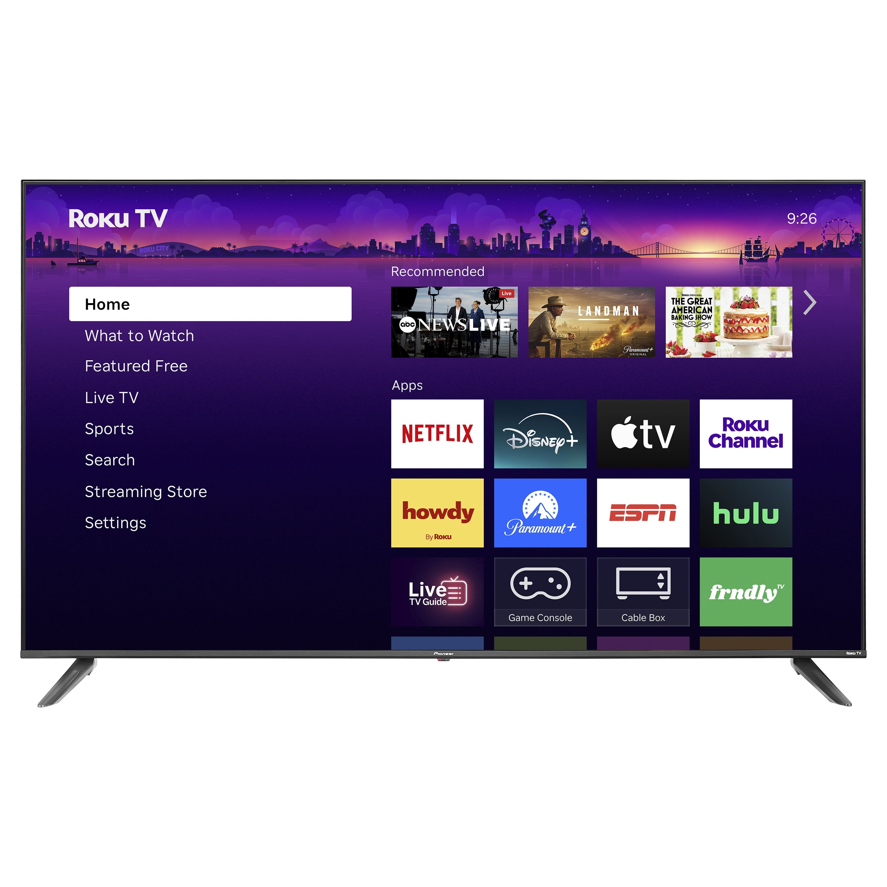 Pioneer - 65" Class LED 4K UHD Smart Roku TV product image