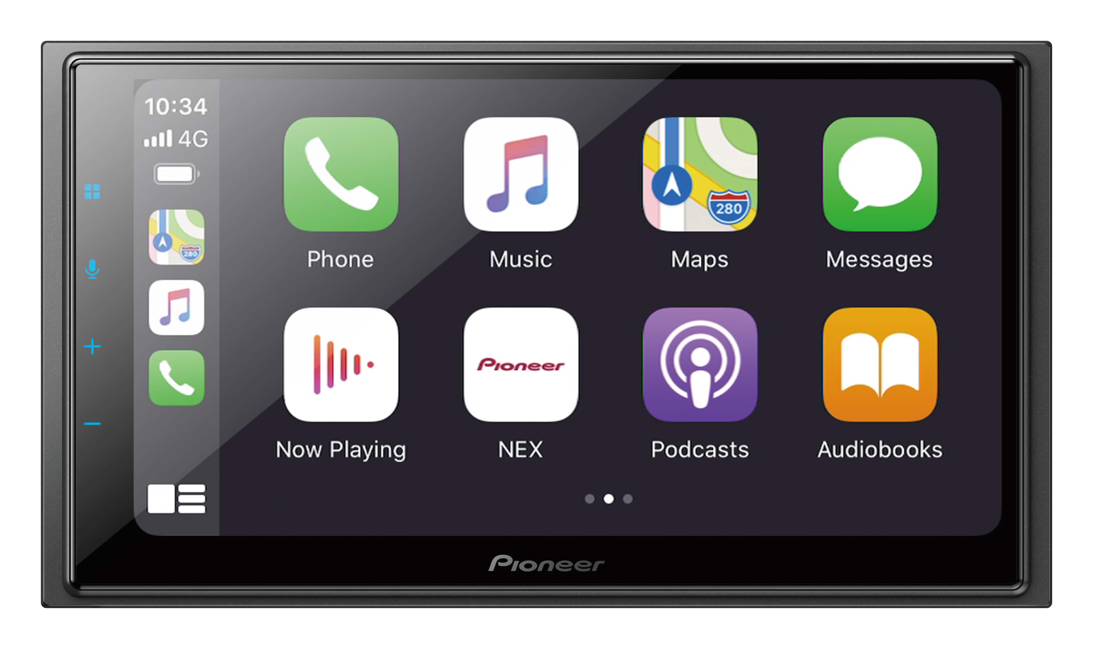 Pioneer - 6.8" Android Auto™ and Apple CarPlay® Bluetooth® Digital Media (DM) Receiver - Black product image