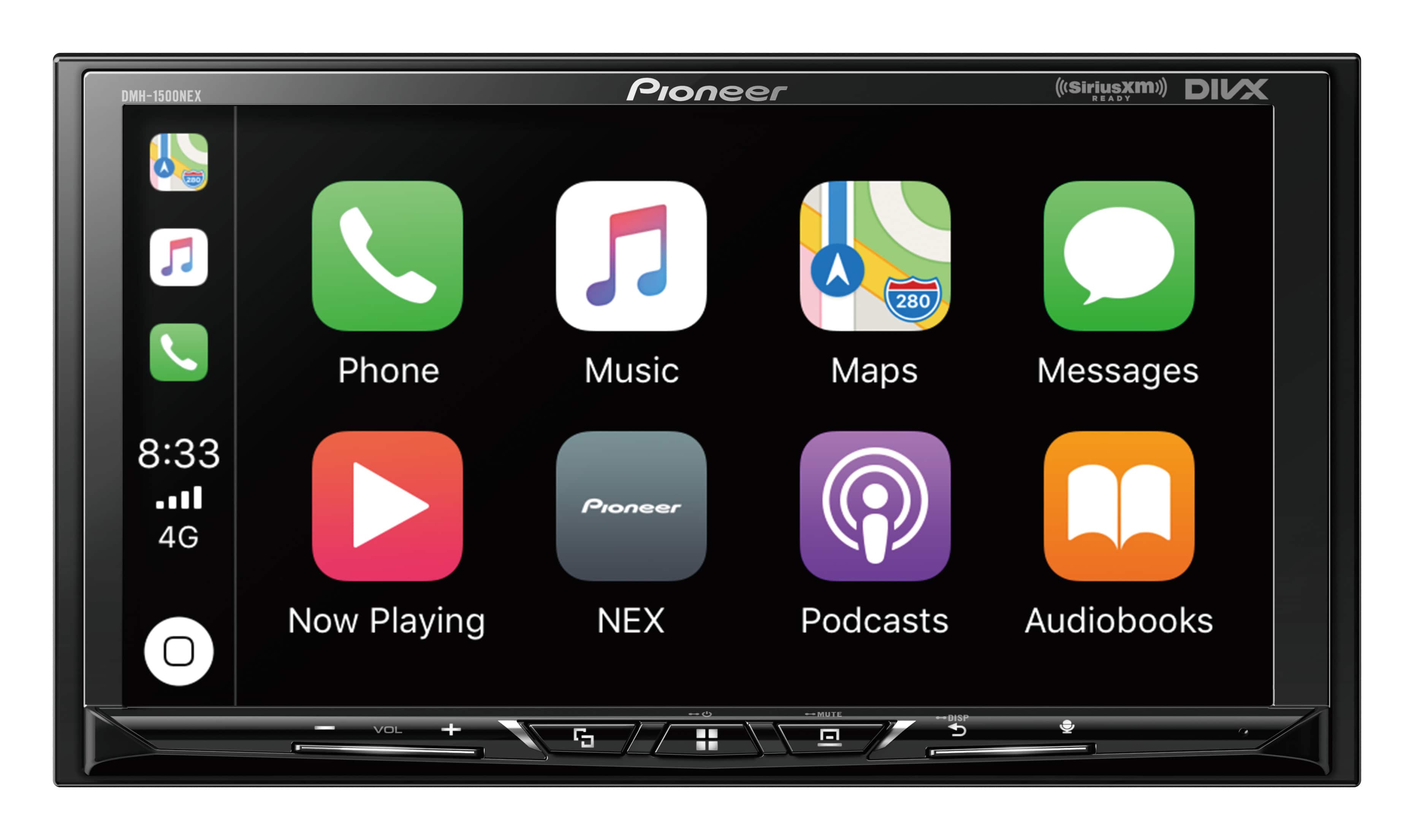 Pioneer - 7" Android Auto™ and Apple CarPlay® Bluetooth® Digital Media (DM) Receiver - Black product image