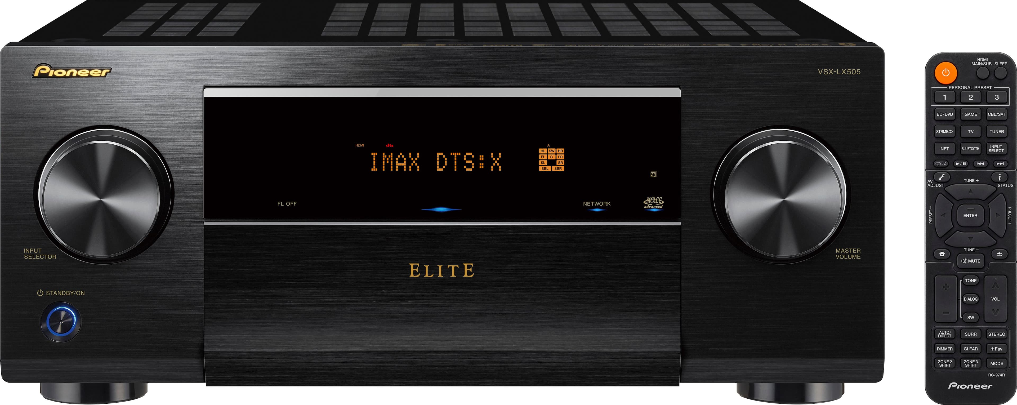 Pioneer Elite - VSX-LX505 9.2 Channel Network AV Receiver with Bluetooth - Black product image