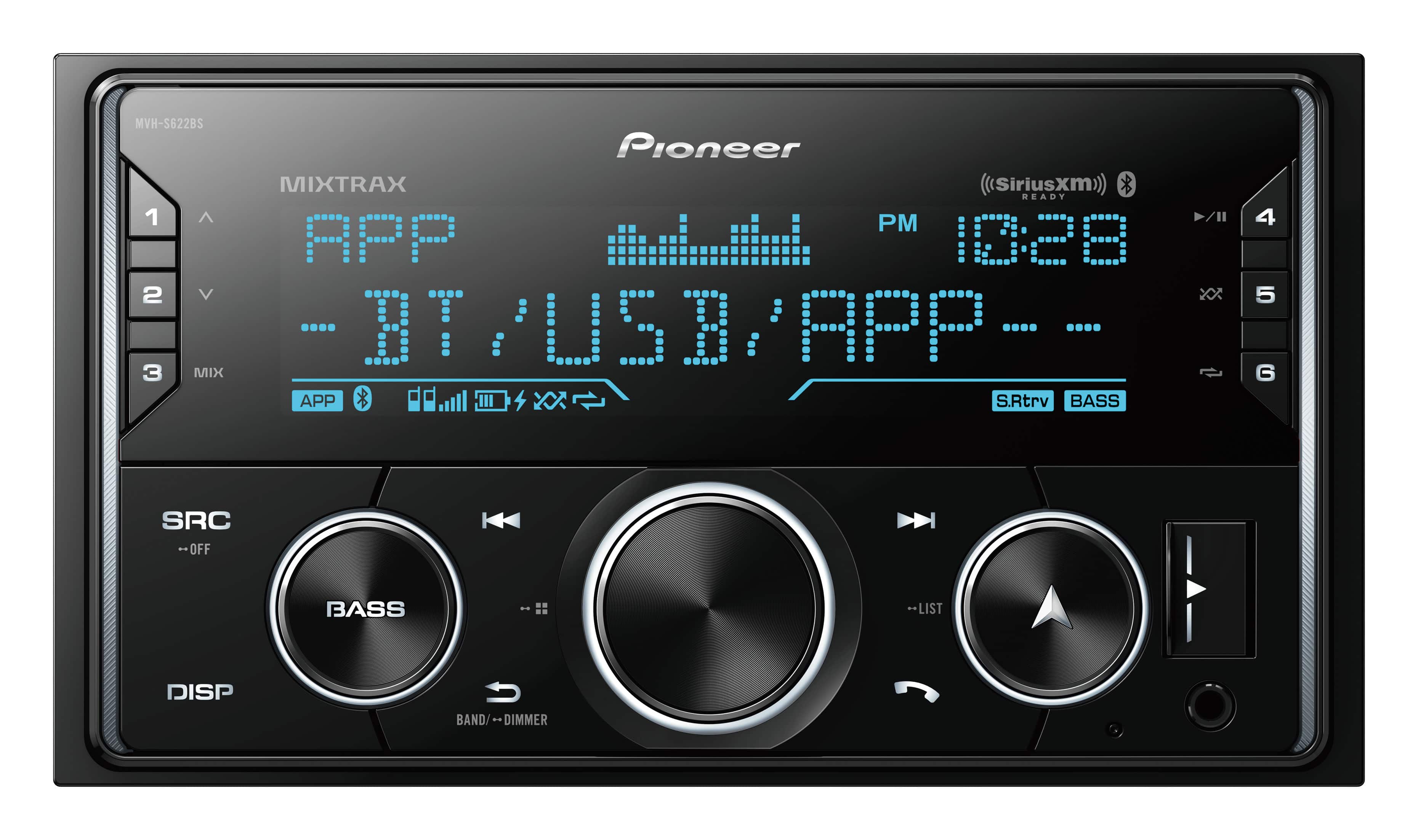 Pioneer - In-dash Bluetooth® Audio Digital Media (ADM) Receiver - Black product image