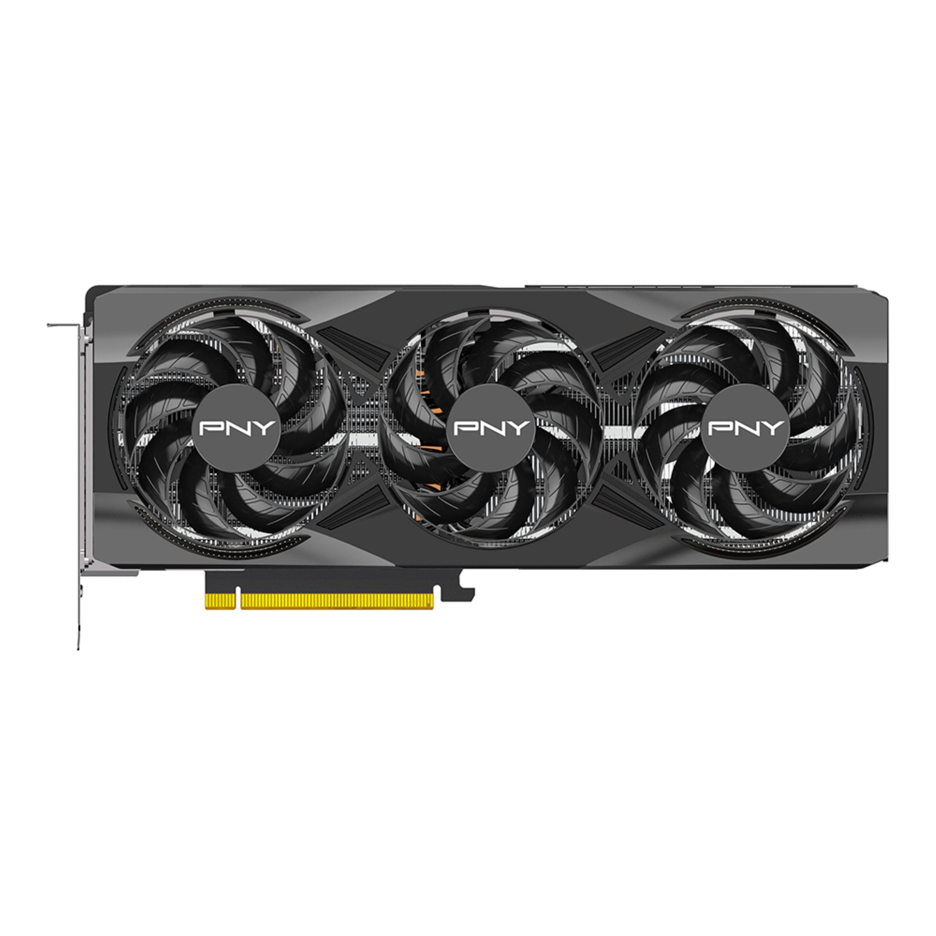 PNY - GeForce RTX 5070 Ti 16GB OC GDDR7 PCI Express 5.0 Graphics Card with Triple Fan - Black product image