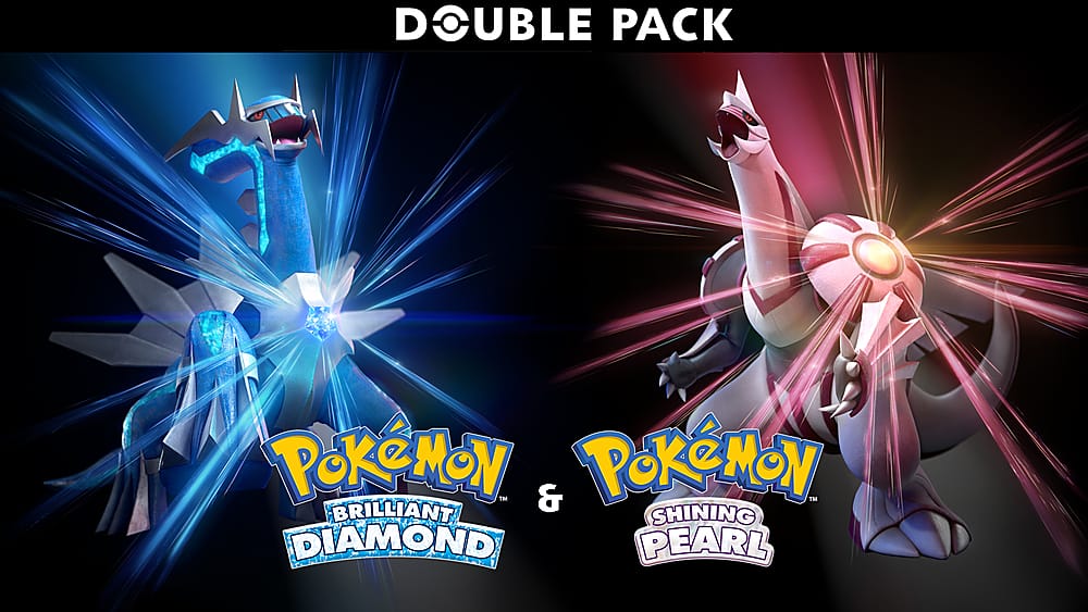 Pokémon Brilliant Diamond & Pokémon Shining Pearl Double Pack - Nintendo Switch - OLED Model, Nintendo Switch, Nintendo Swit…