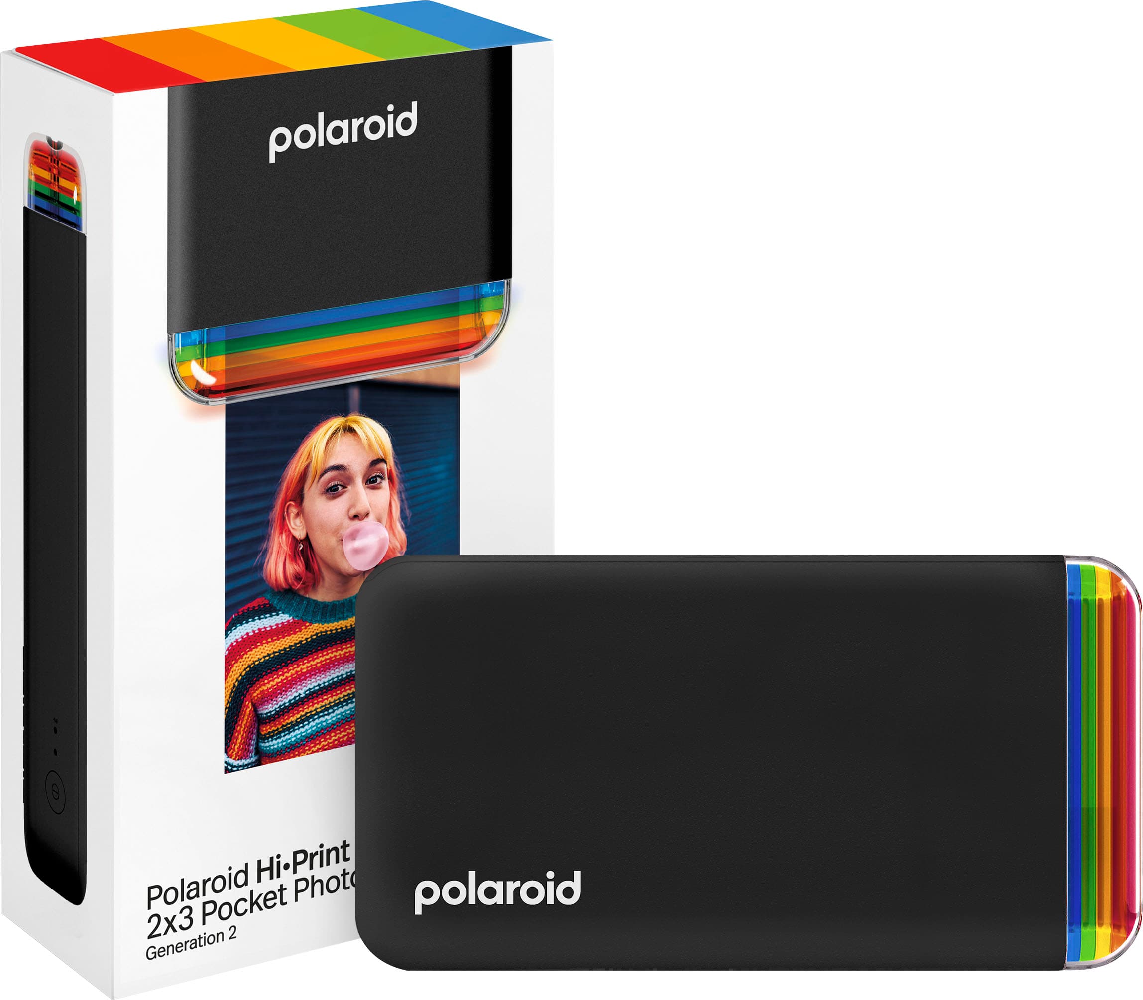 Polaroid - Hi-Print 2x3 Pocket Photo Printer Generation 2 - Black product image