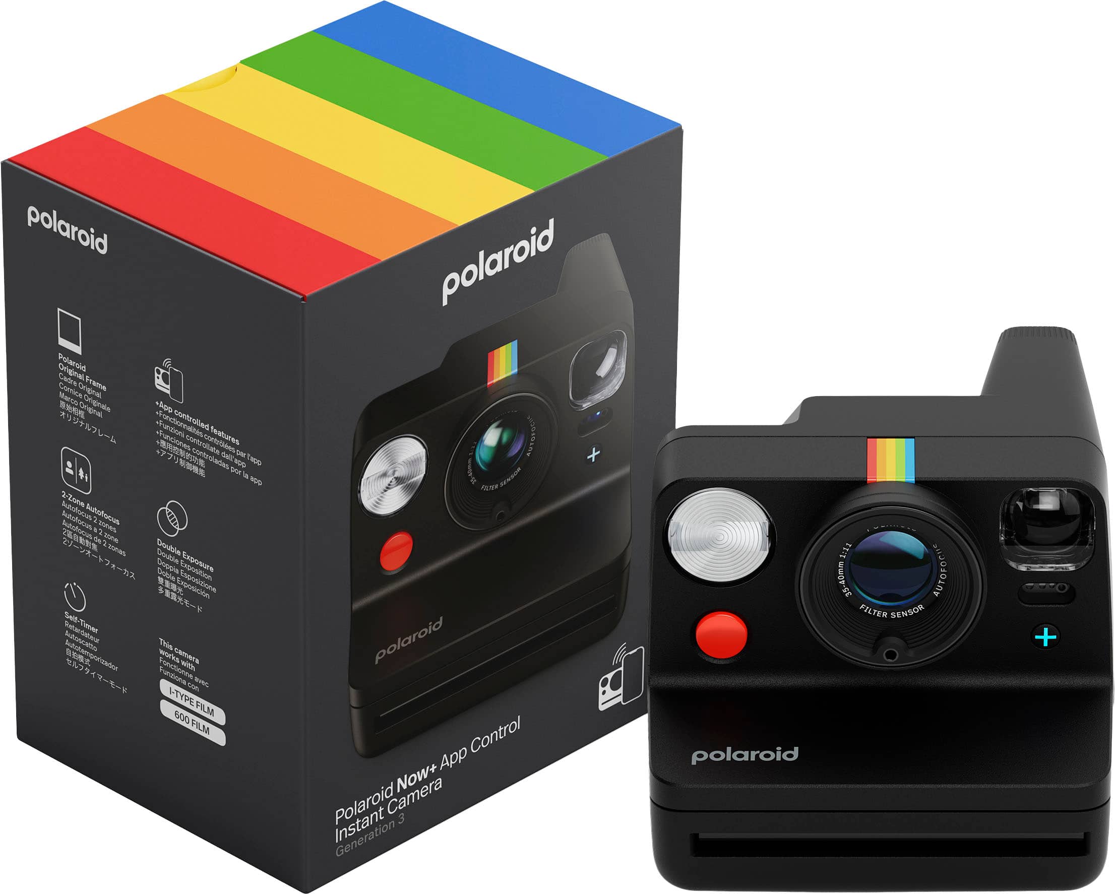 Polaroid - Now+ Instant Camera Generation 3 - Black product image