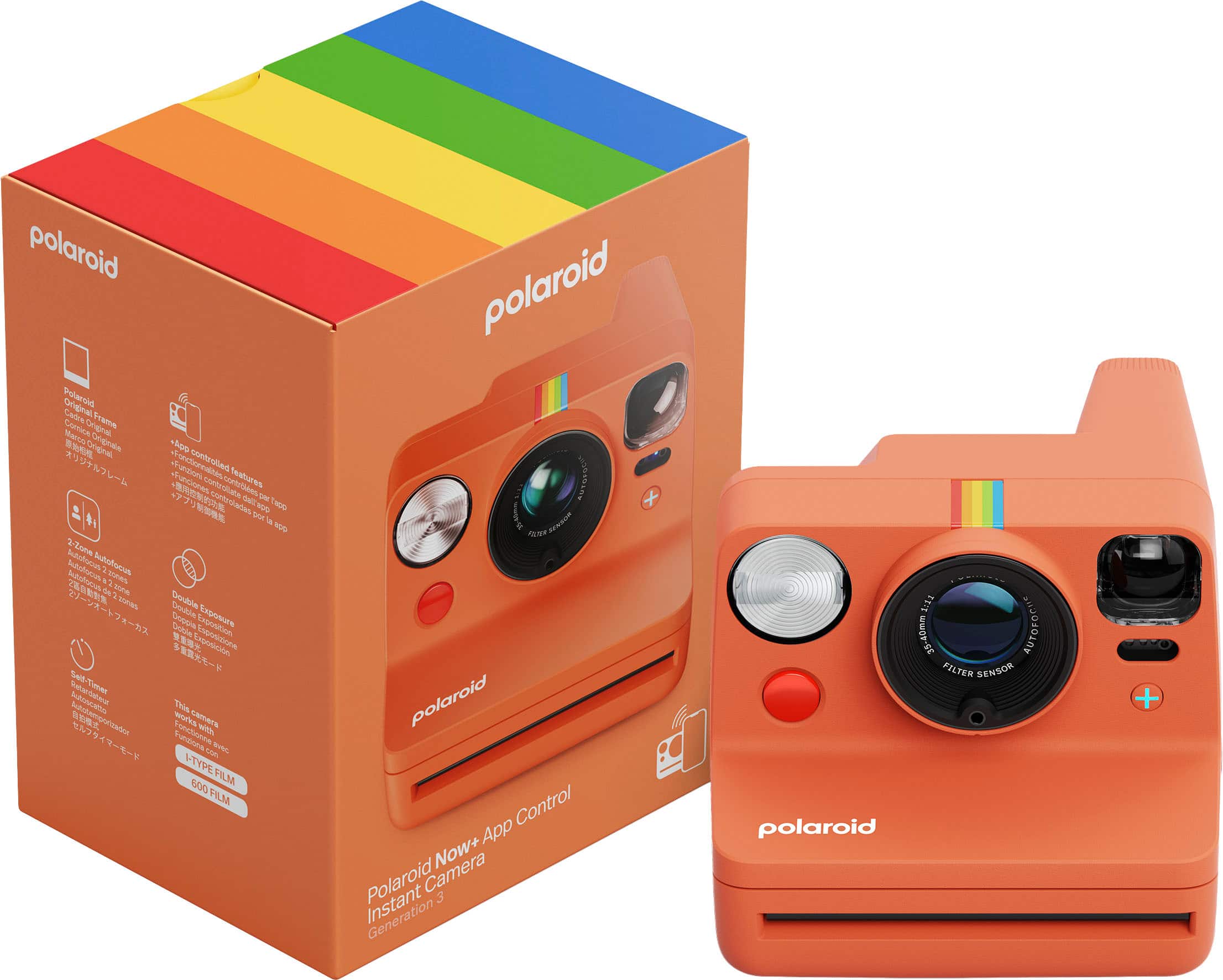 Polaroid - Now+ Instant Camera Generation 3 - Coral product image