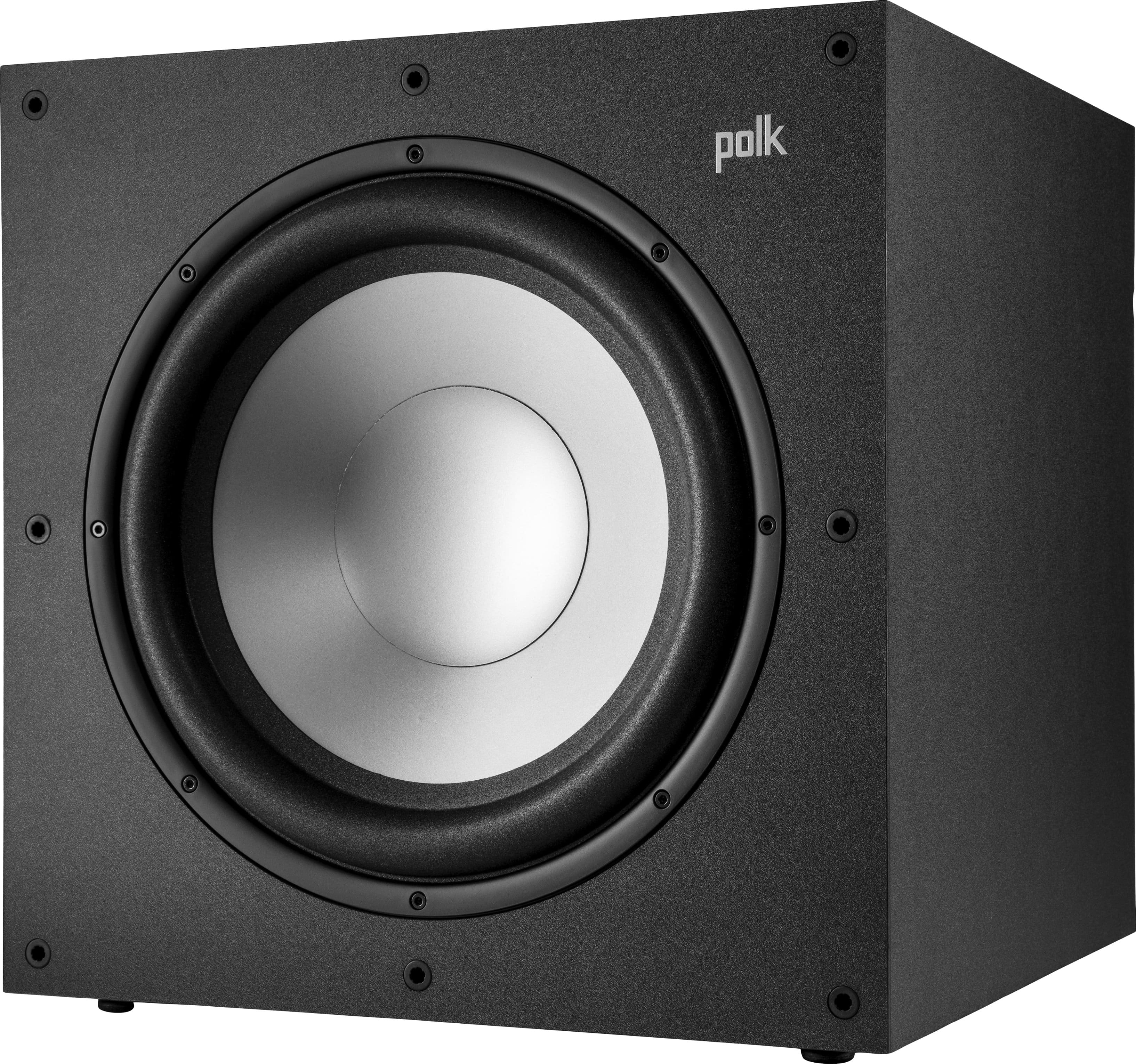 Polk Audio - Monitor XT12 12" 100W Class A/B Amplifier Subwoofer - Midnight Black product image