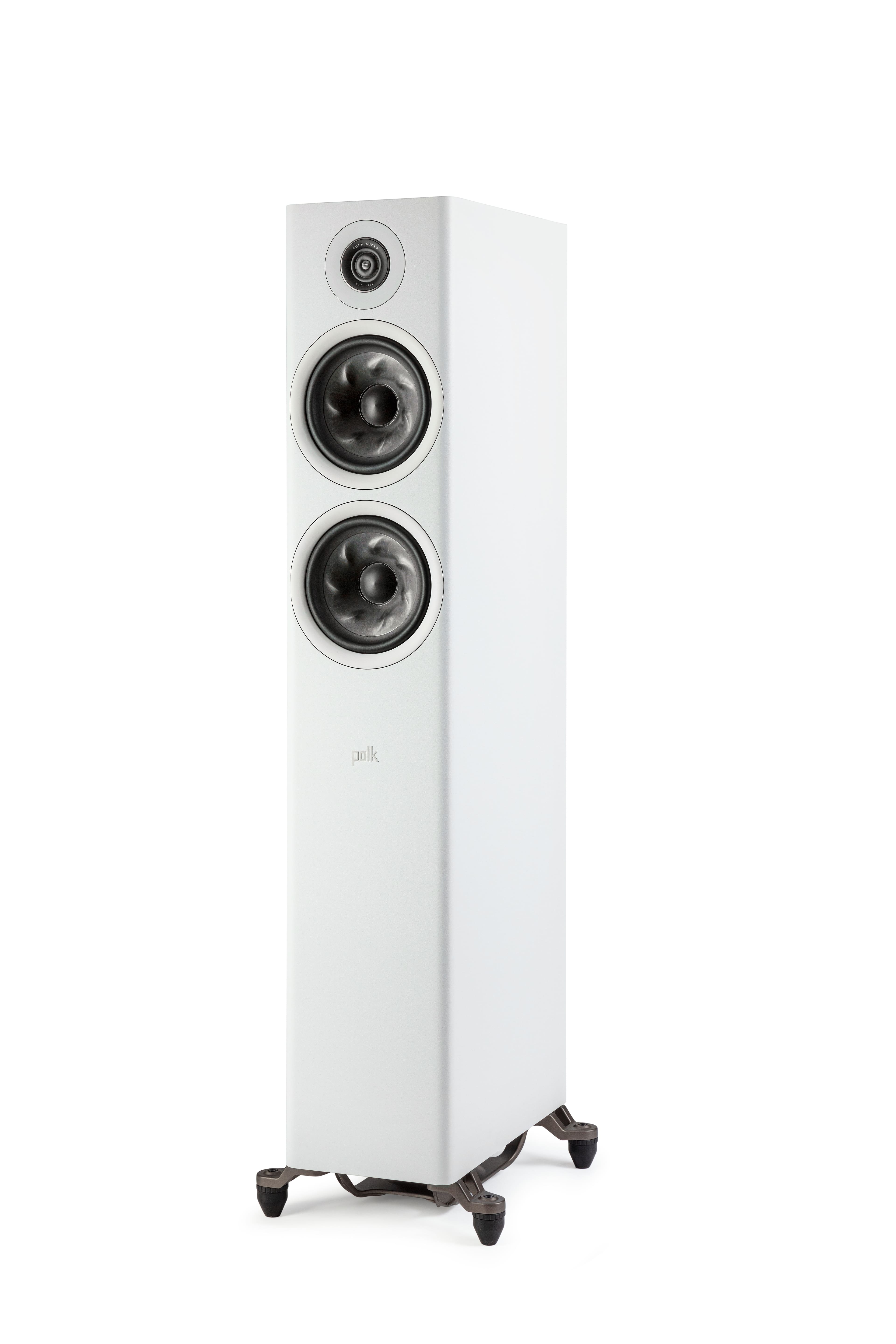 Polk Audio - Polk Reserve Series R600 Floorstanding Tower Speaker, New 1" Pinnacle Ring Tweeter & Dual 6.5" Turbine Cone Woo…