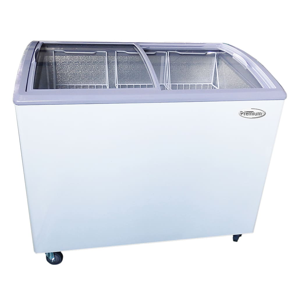 Premium Levella - 7.4 Cu Ft Chest Freezer With Curved Glass Top - White product image
