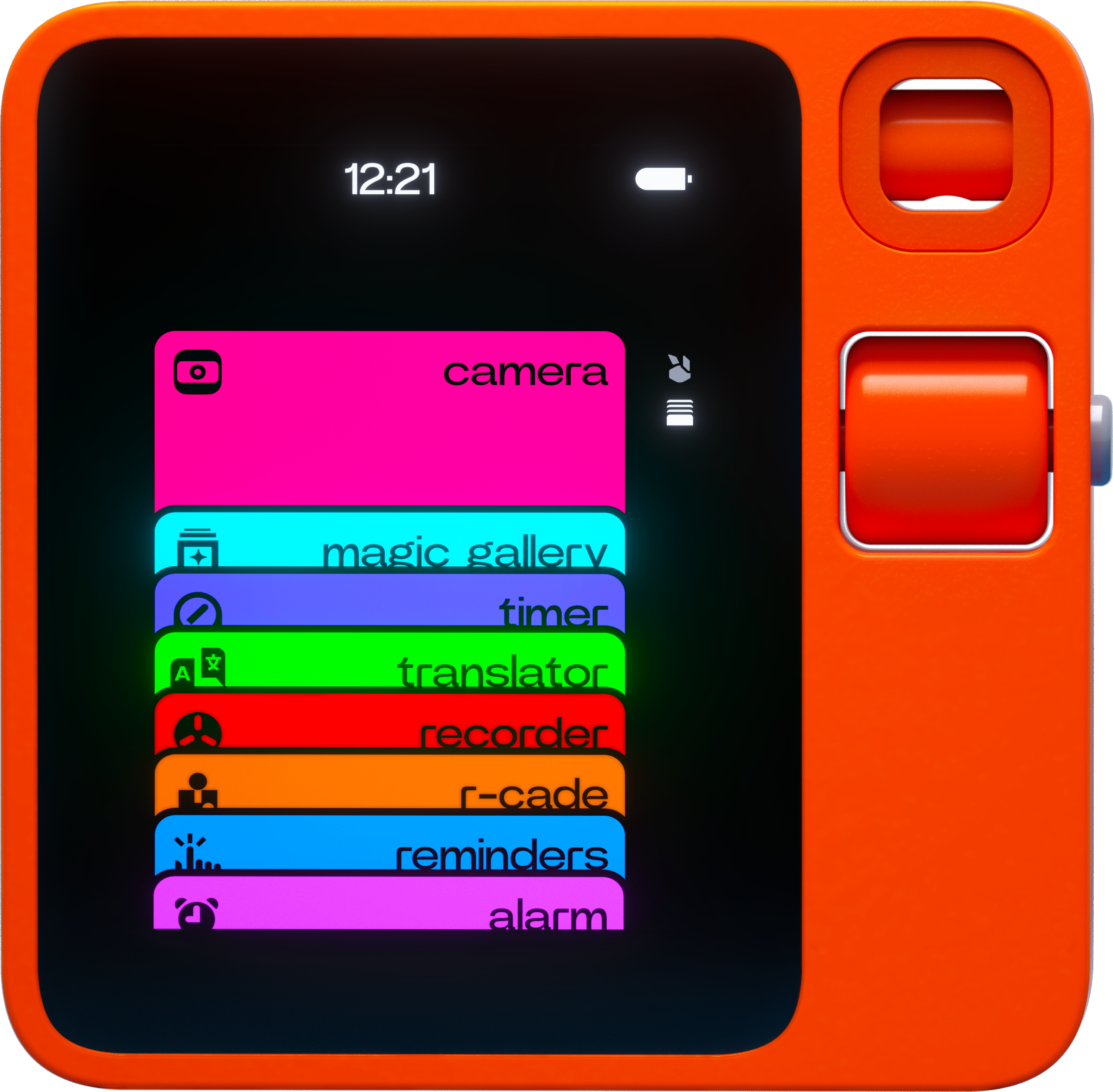 Rabbit - r1 AI Voice-Activated Gadget with New AI Note Taker-No Subscription-Unlimited Transcripts, Meeting Summaries, Recor…