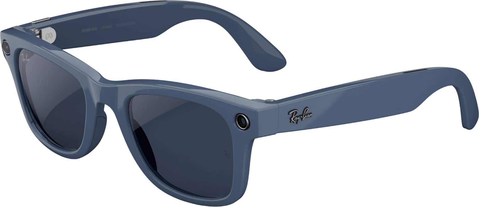 Ray-Ban Meta - Wayfarer Large (Gen 2) glasses w/ Meta AI, Audio, Photo, Video Compatibility - Transitions Sapphire lenses -…
