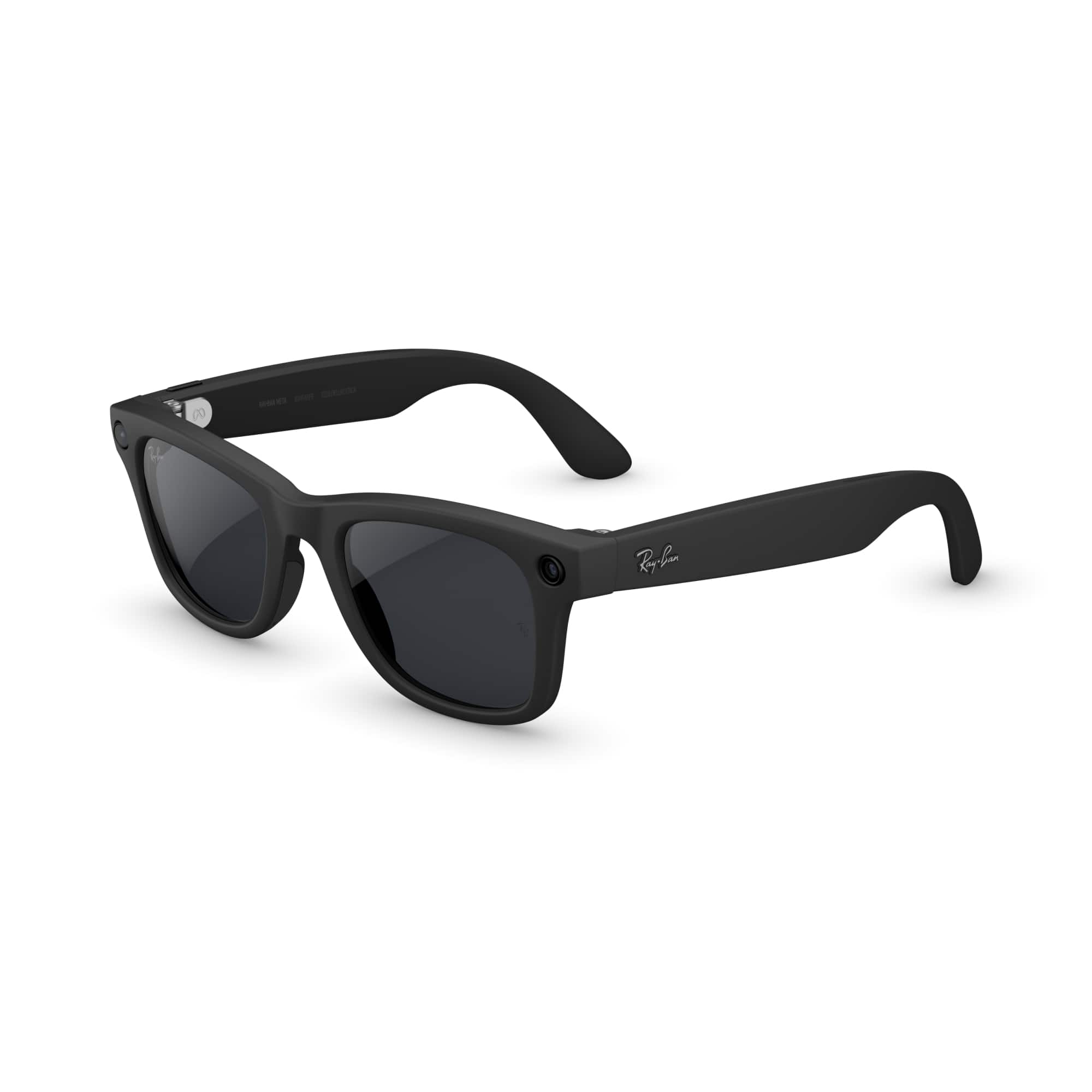 Ray-Ban Meta - Wayfarer Large (Gen 2) glasses with Meta AI, Audio, Photo, Video Compatibility - Clear lenses - Matte Black p…