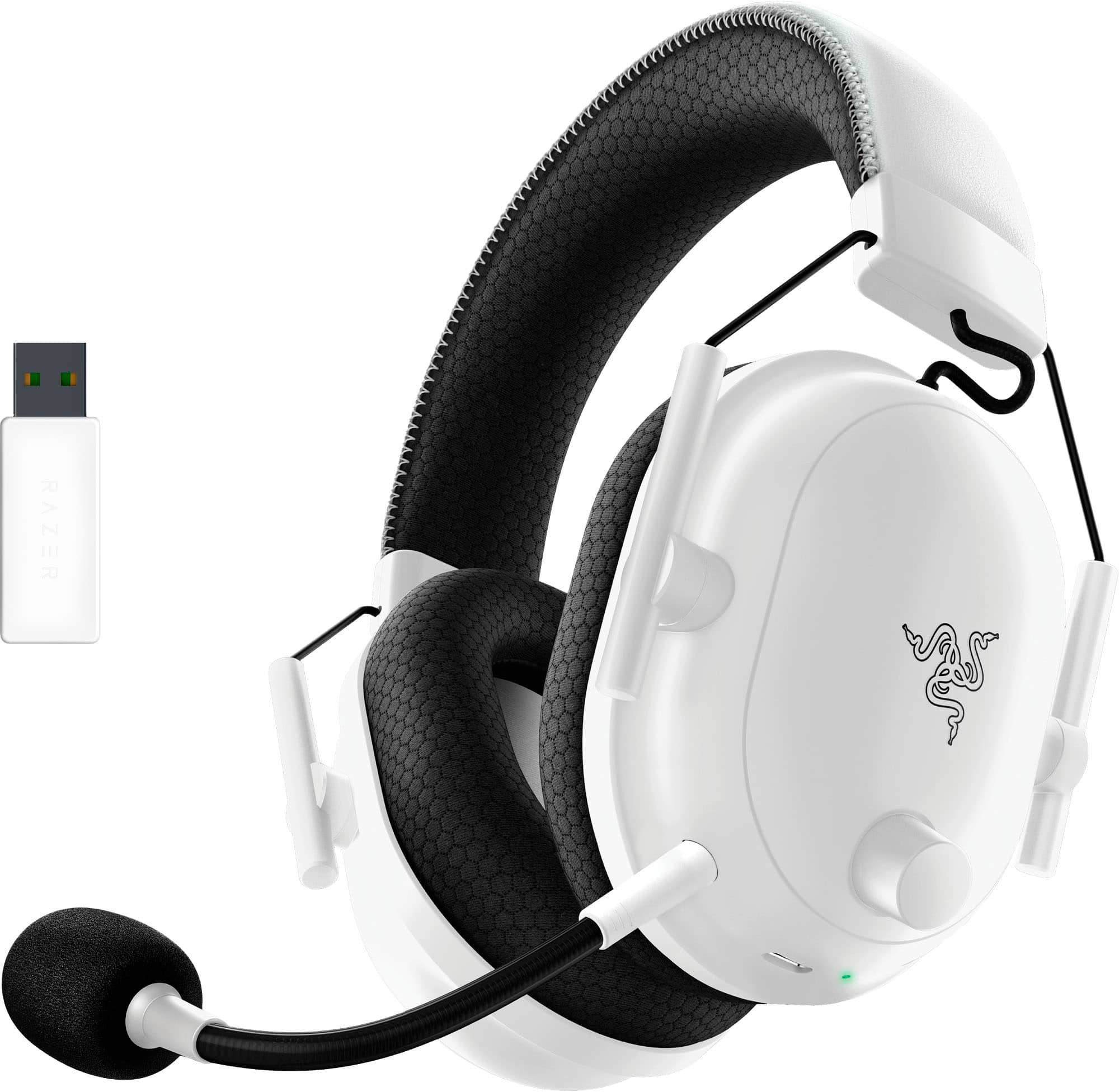 Razer - BlackShark V2 Pro Wireless Over-the-Ear Gaming Headset for PC, Playstation, and Nintendo Switch - White product image