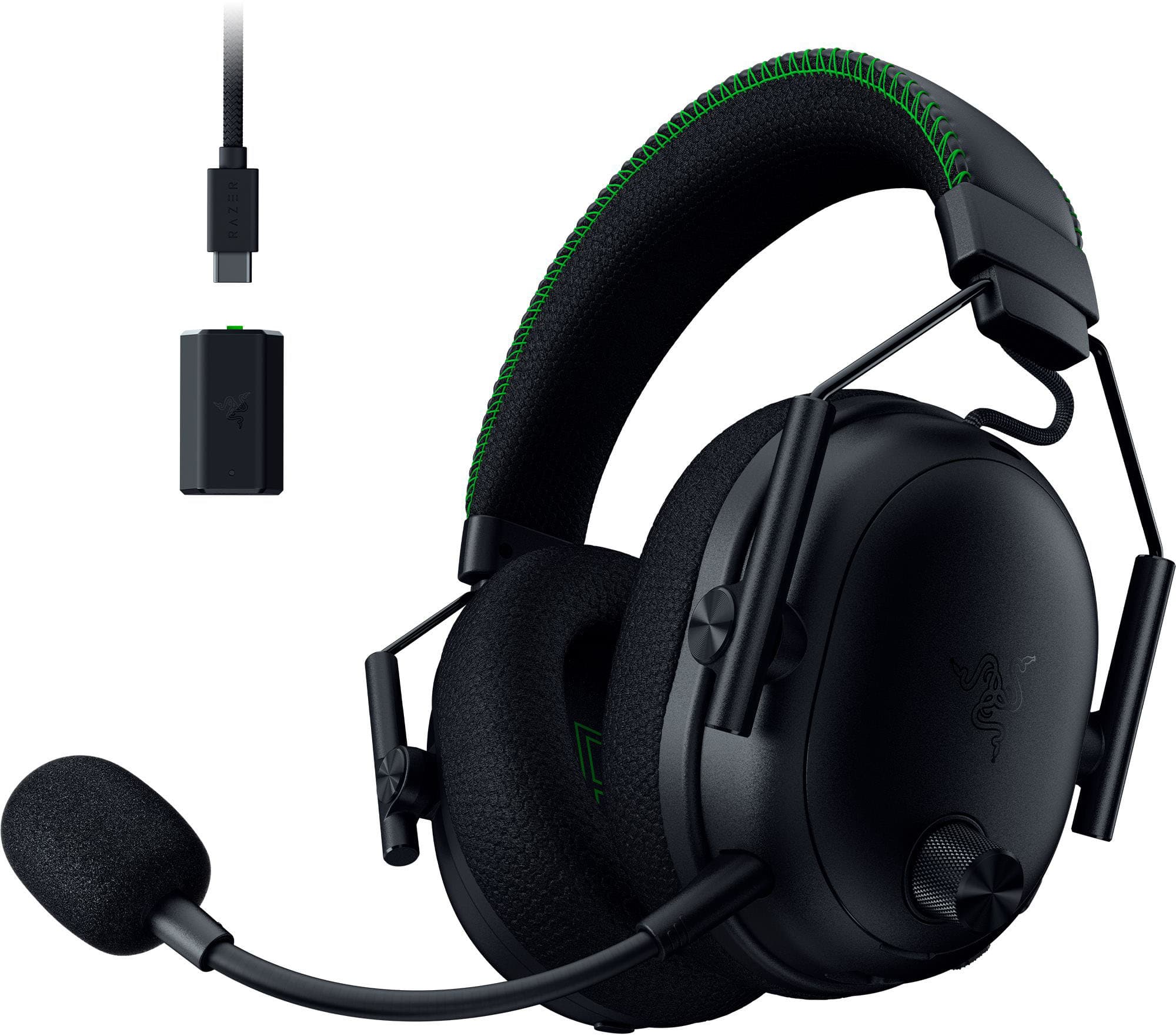 Razer - BlackShark V3 Pro ANC Wireless Over-the-Ear Gaming Headset for Xbox, PC, Mac, Playstation, Nintendo Switch, Smartpho…