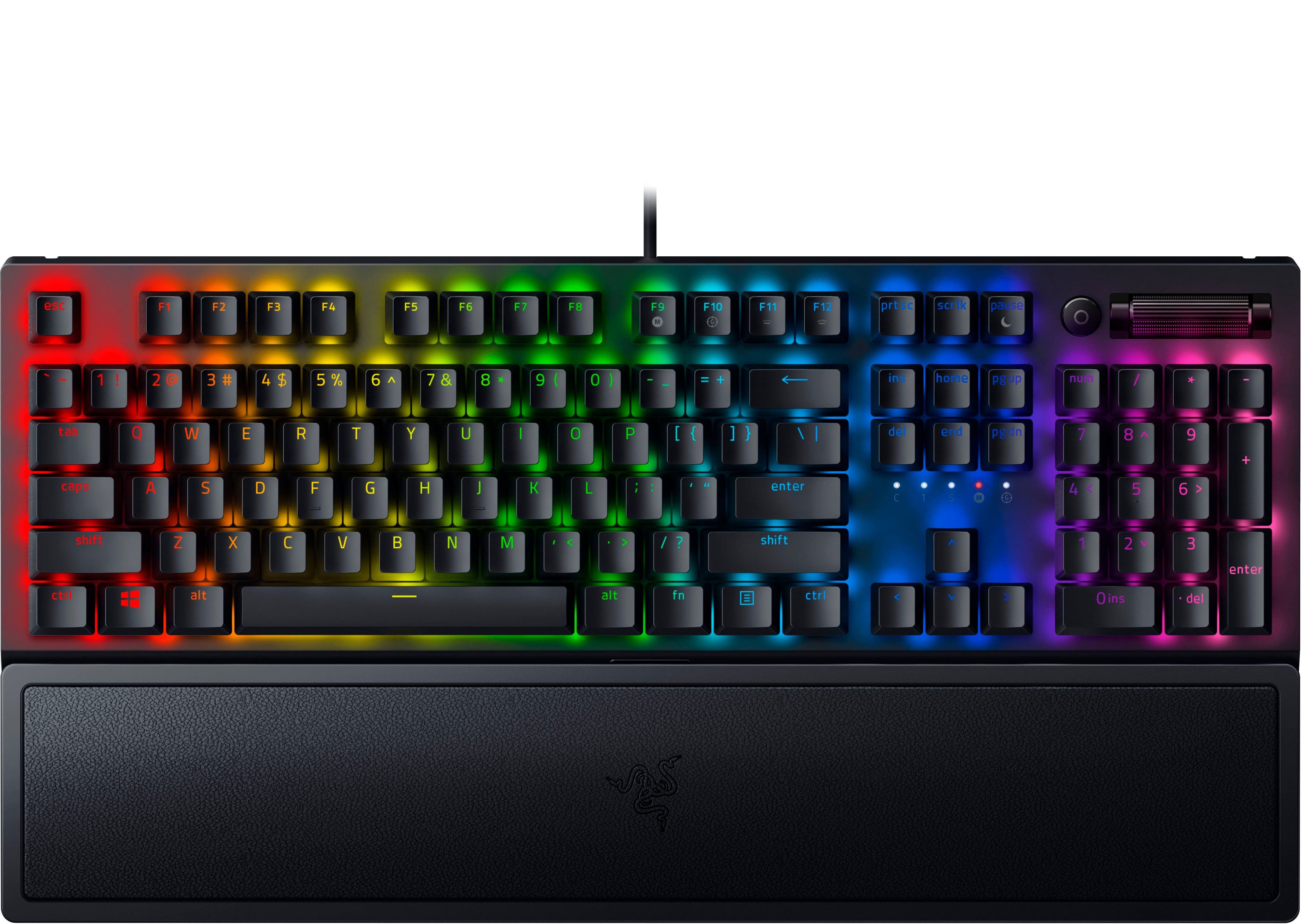 Razer - Blackwidow V3 Full-size Wired Mechanical Gaming Yellow Linear Switch Keyboard with RGB Backlighting - Black product…