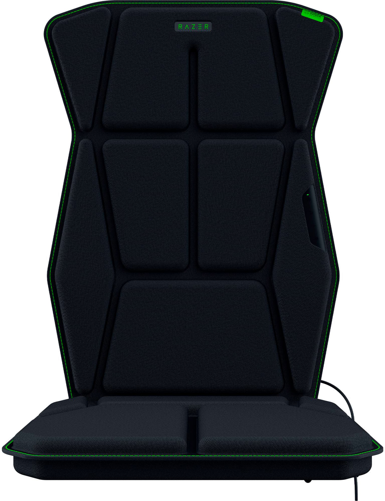 Razer - Freyja Sensa HD Haptic Gaming Chair Cushion with Nylon Upholstery - Black product image